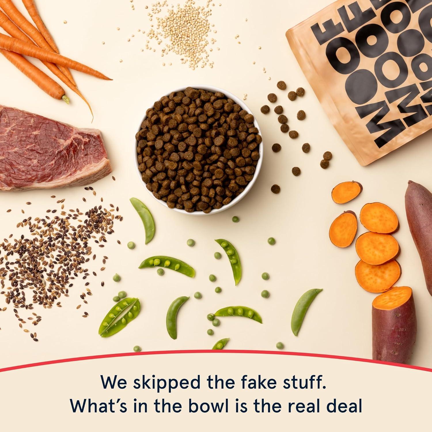 imageBark in The Belly Beef amp Ancient Grains Recipe Premium Dog Food  4 lb Bag 18 kgBeef