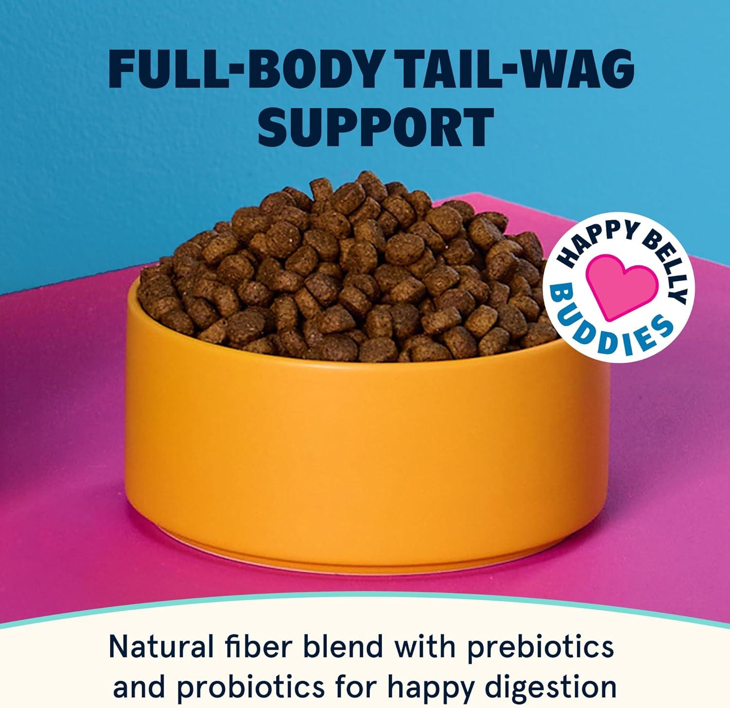 imageBark in The Belly Beef amp Ancient Grains Recipe Premium Dog Food  4 lb Bag 18 kgSalmon