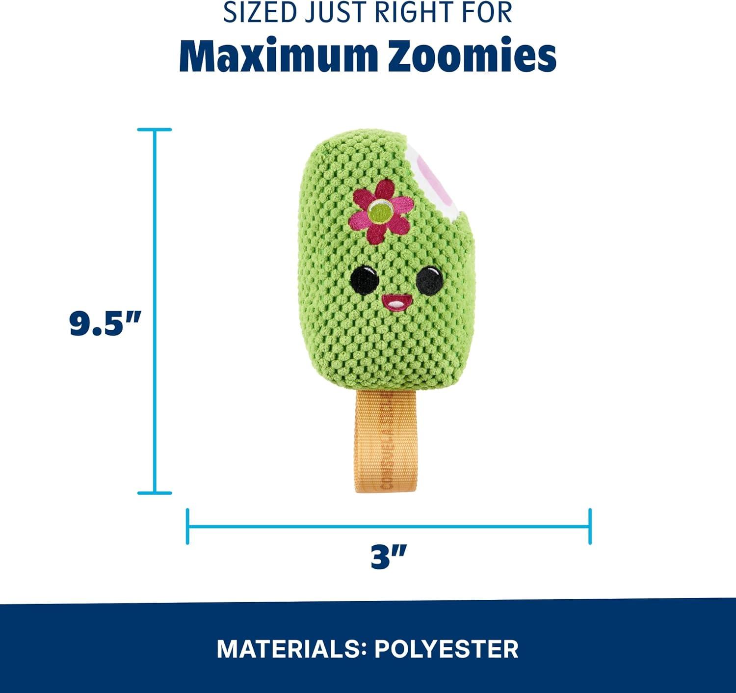 imageBarkbox 2 in 1 Interactive Plush Dog Toy  Rip and Reveal Toy for Dogs and Puppies  Stimulating Squeaky Pet Toys  Prickly Pete SmallCactus Pop Tug