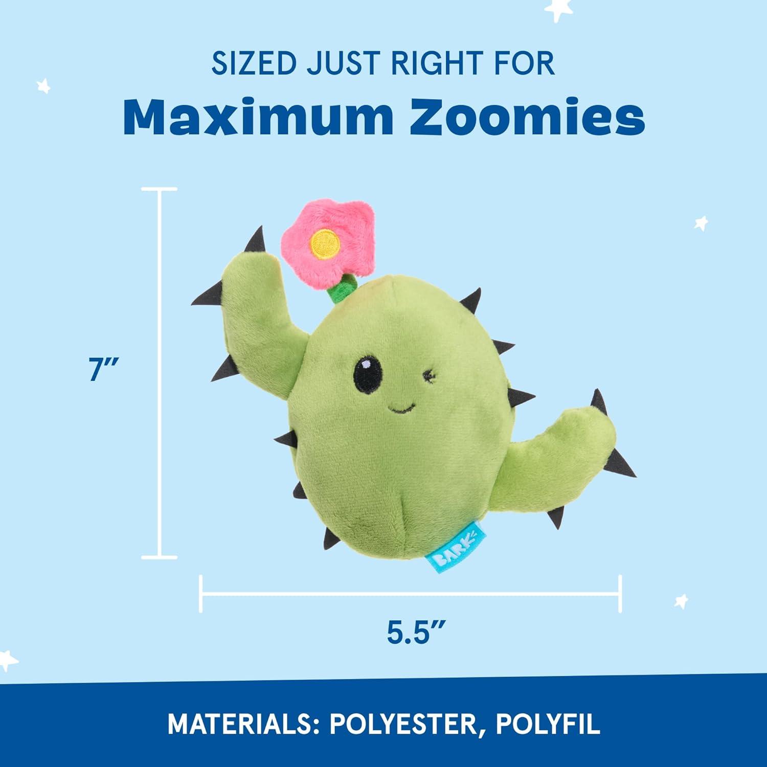 imageBarkbox 2 in 1 Interactive Plush Dog Toy  Rip and Reveal Toy for Dogs and Puppies  Stimulating Squeaky Pet Toys  Prickly Pete SmallConsuela the Cactus  Large