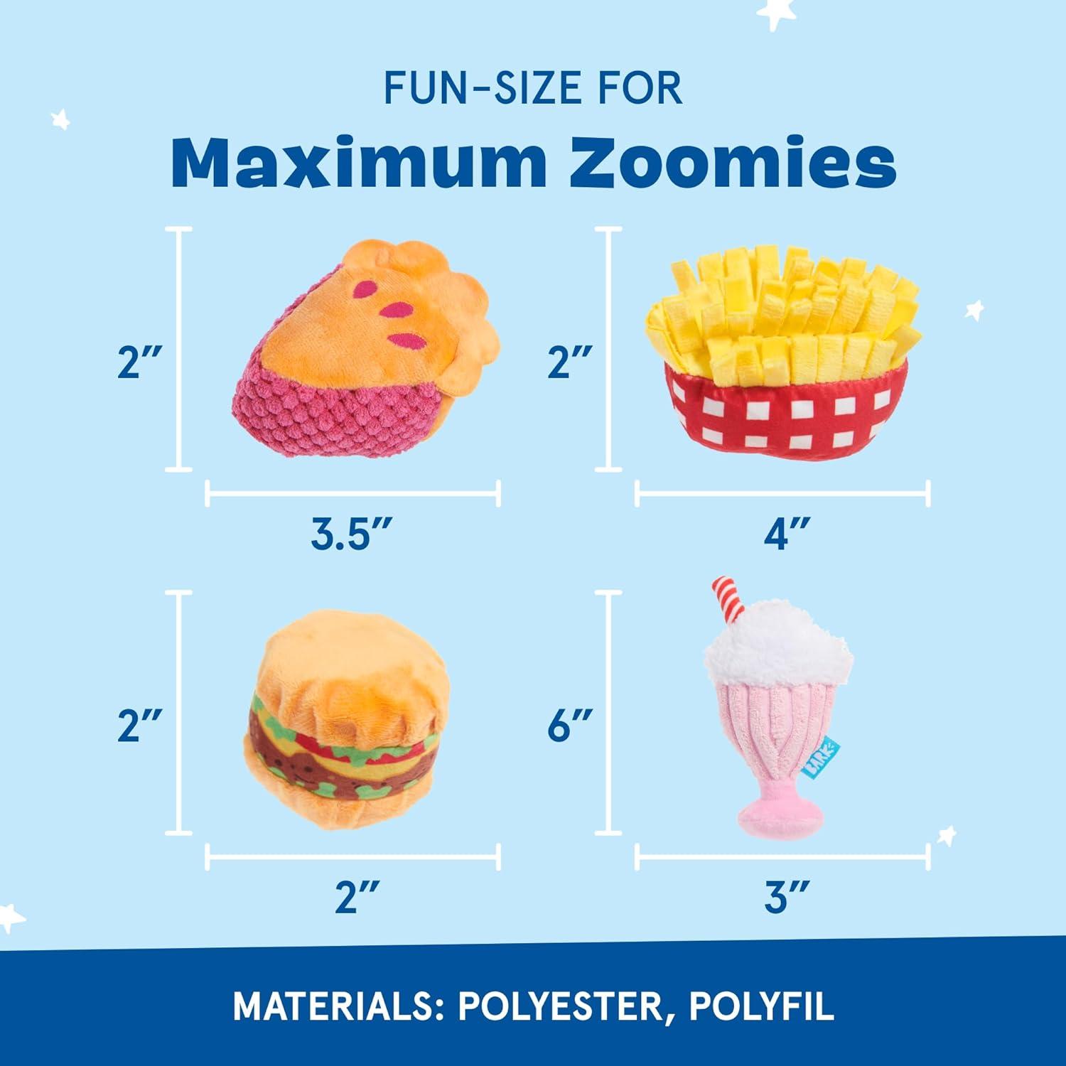 imageBarkbox 2 in 1 Interactive Plush Dog Toy  Rip and Reveal Toy for Dogs and Puppies  Stimulating Squeaky Pet Toys  Sub Zero Camping Hero SmallDine  Dash Bundle