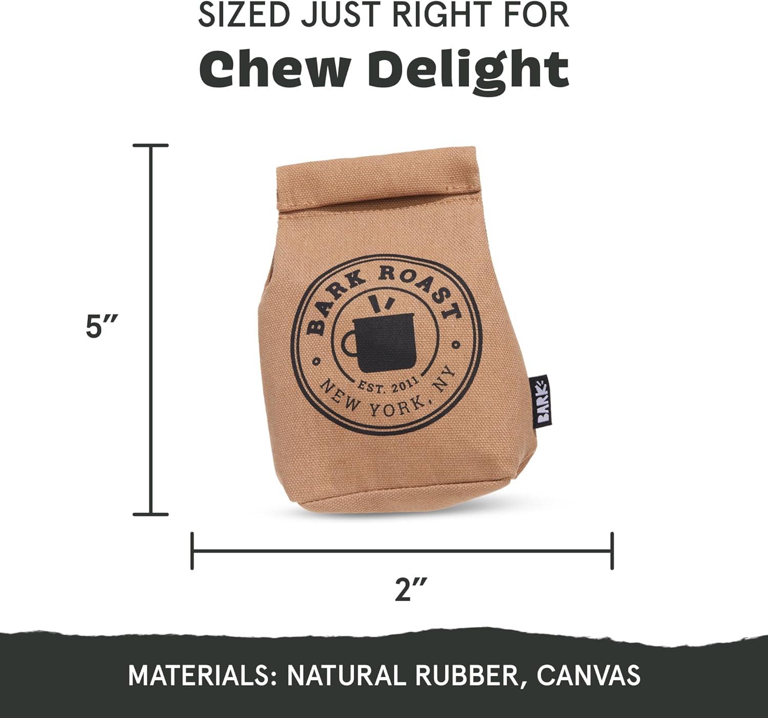 imageBarkbox 2 in 1 Interactive Plush Dog Toy  Rip and Reveal Toy for Dogs and Puppies  Stimulating Squeaky Pet Toys  Sub Zero Camping Hero SmallJitter Pug Coffee Bean