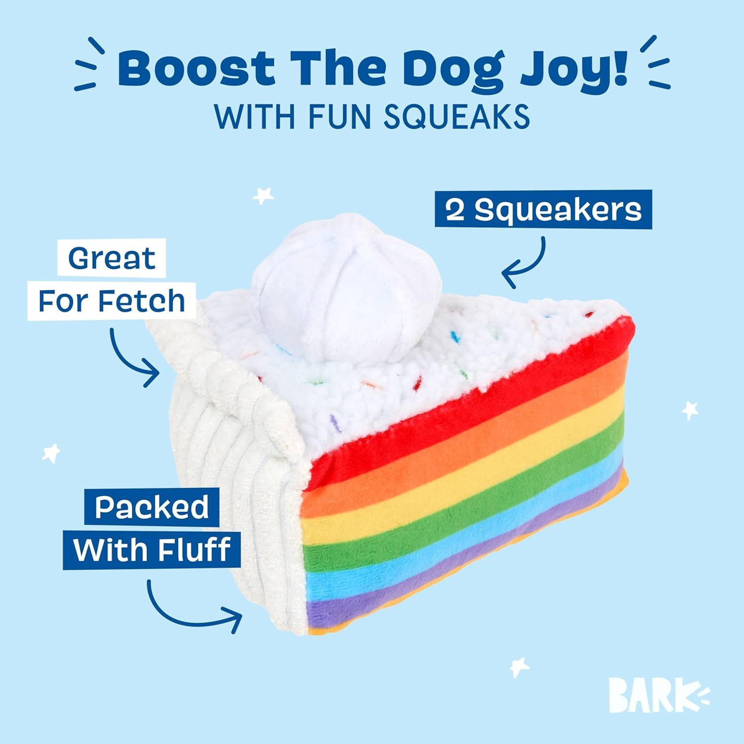 imageBarkbox 2 in 1 Interactive Plush Dog Toy  Rip and Reveal Toy for Dogs and Puppies  Stimulating Squeaky Pet Toys  Sub Zero Camping Hero SmallPeace of Cake