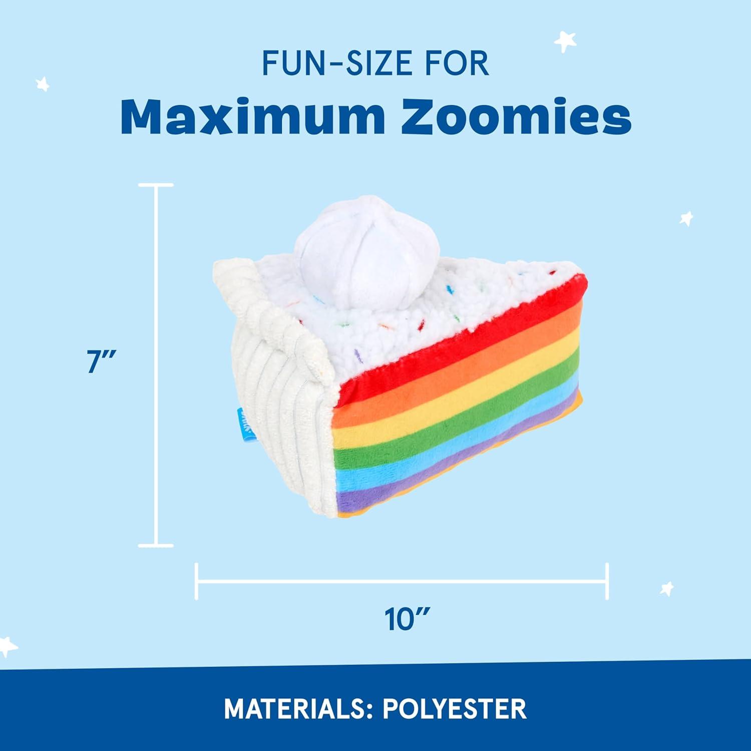 imageBarkbox 2 in 1 Interactive Plush Dog Toy  Rip and Reveal Toy for Dogs and Puppies  Stimulating Squeaky Pet Toys  Sub Zero Camping Hero SmallPeace of Cake