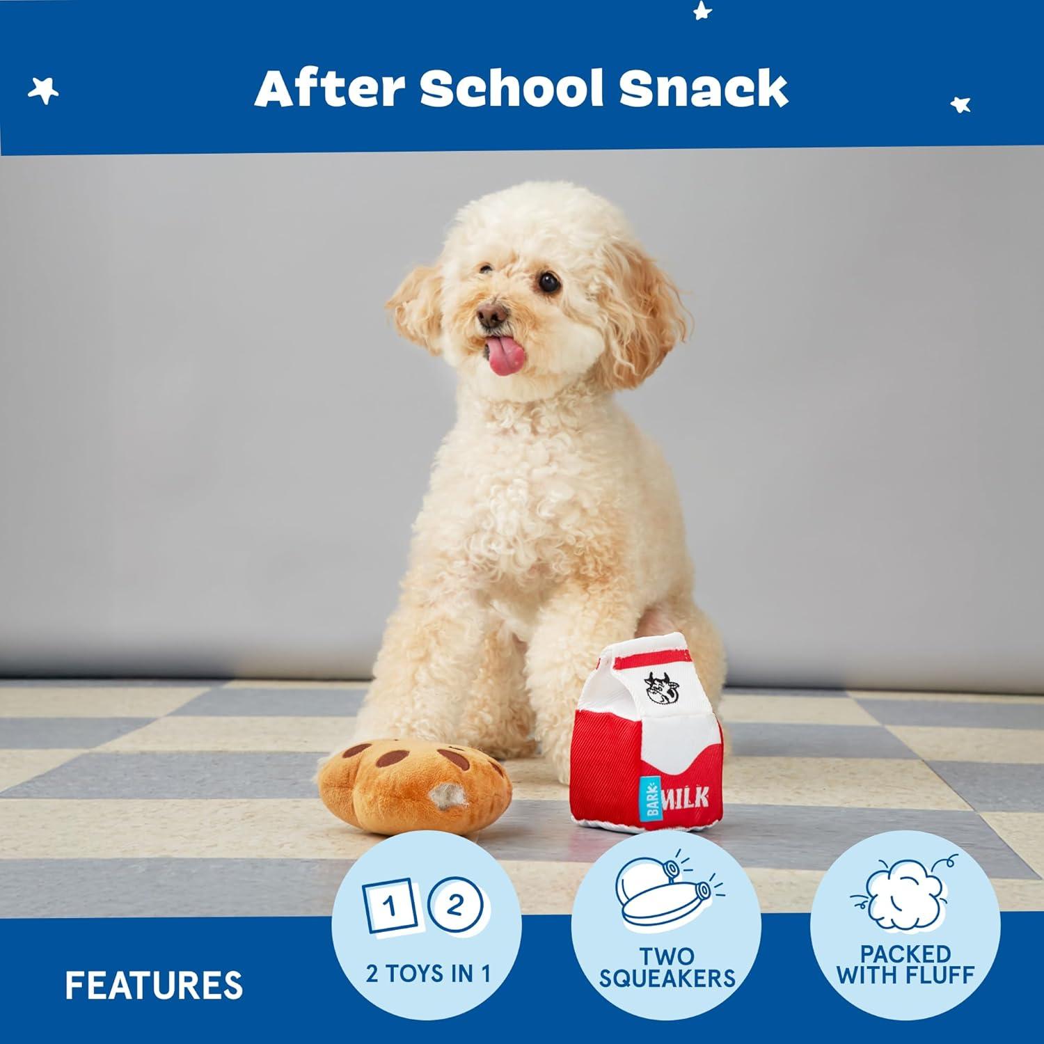 imageBarkbox Afterschool Snack Pack Dog Toy Bundle  Squeaky Dog Toys  Plush Dog Toys  Puppy and Pet Toys for Large DogsLarge