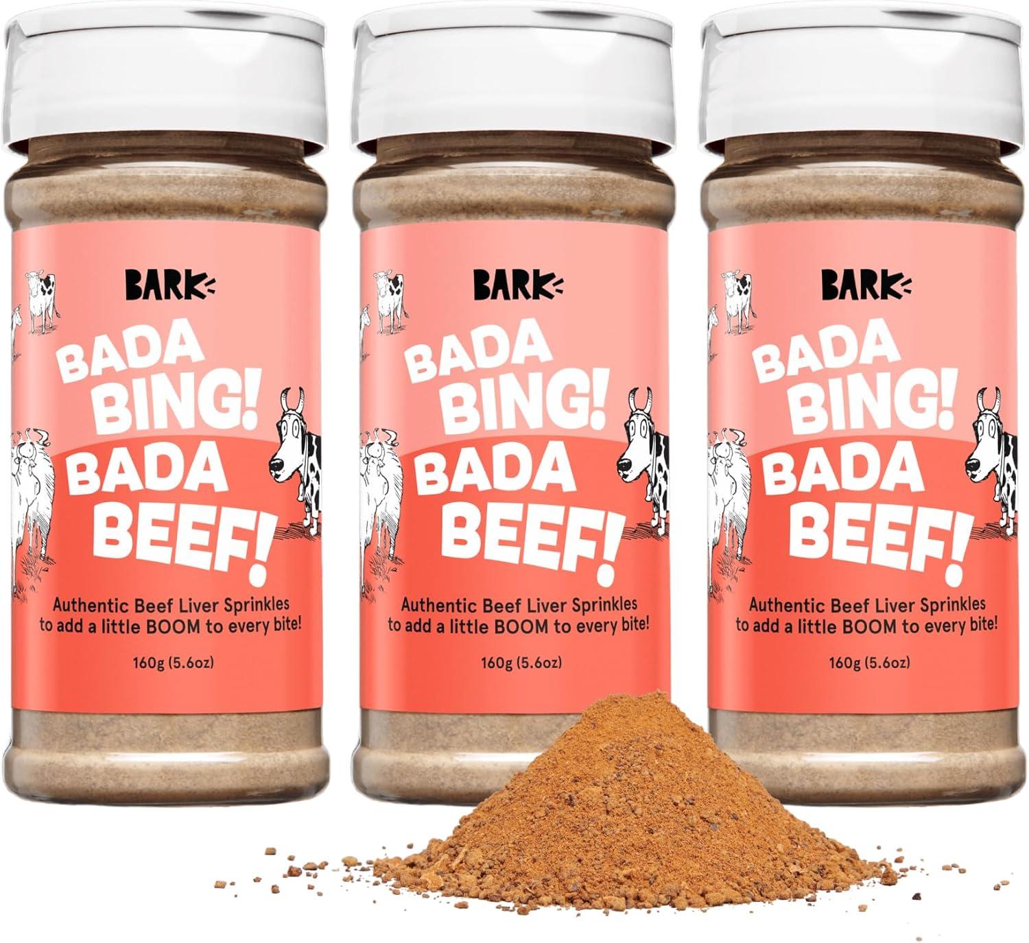 imageBarkbox Bada Bing Beef Dry Dog Food Toppers with High Protein and Limited Ingredients Meal Enhancer for Large amp Small Breeds  46 OzBada Bing Bada Beef