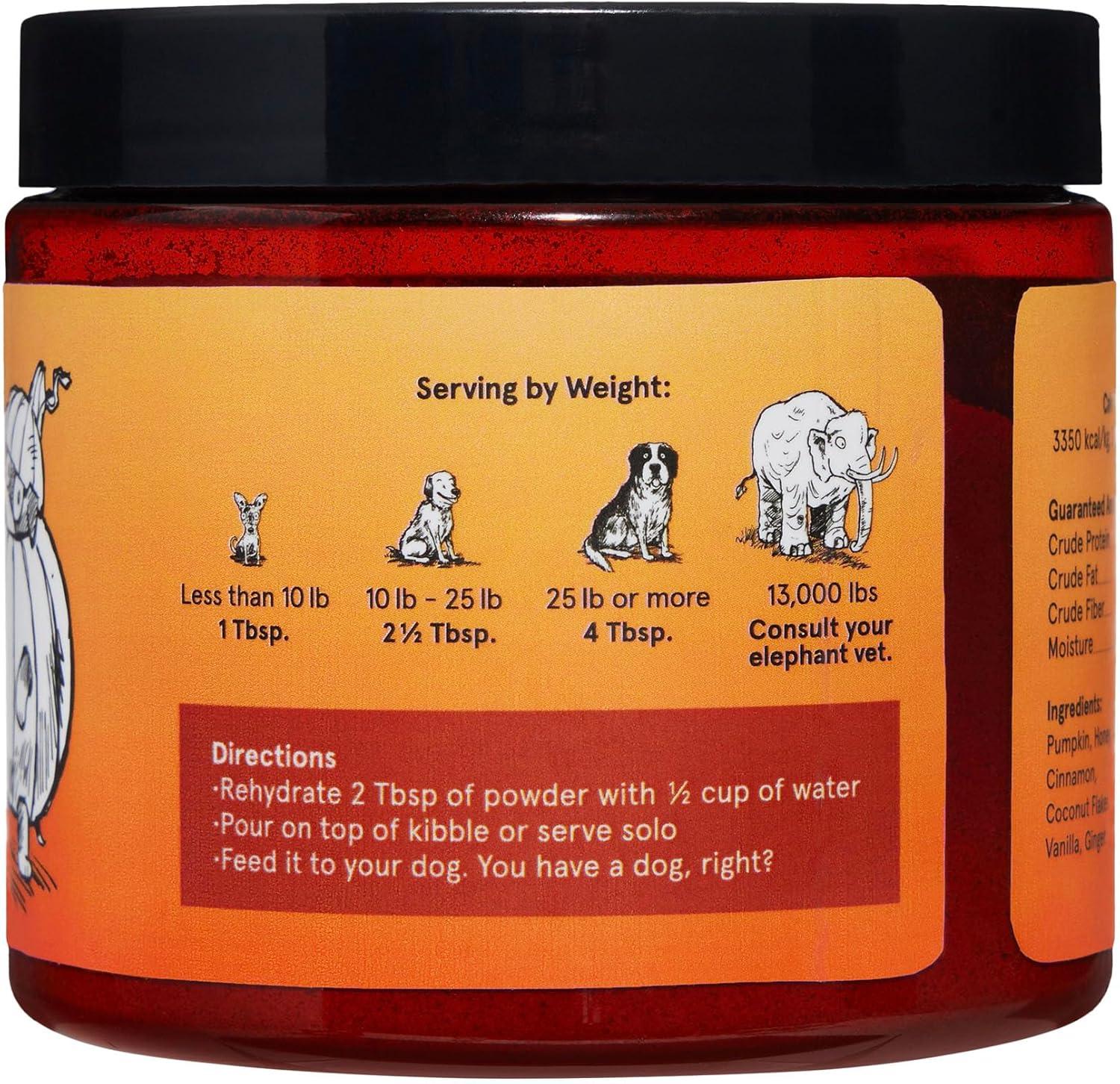 imageBarkbox Bada Bing Beef Dry Dog Food Toppers with High Protein and Limited Ingredients Meal Enhancer for Large amp Small Breeds  46 OzPumpkin