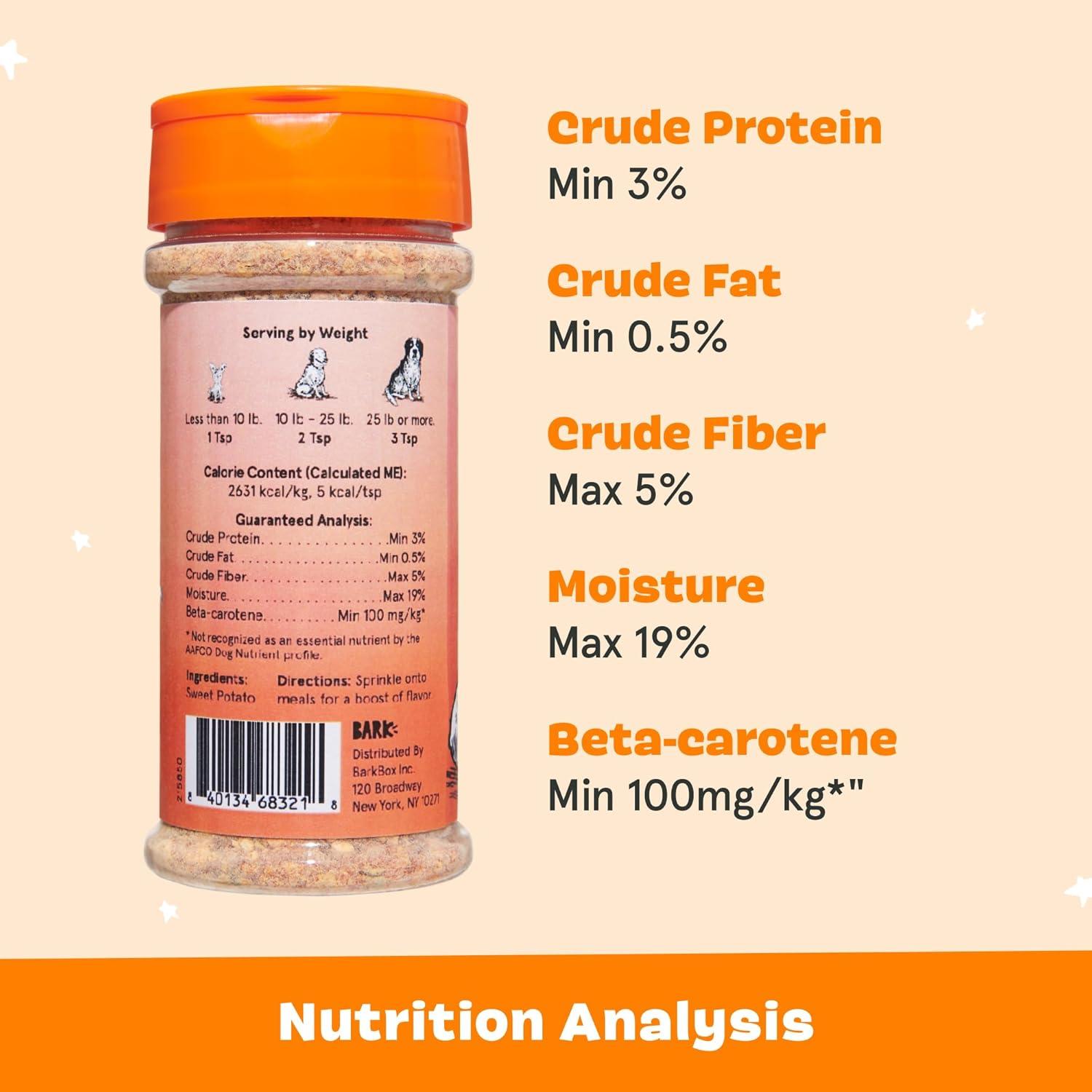 imageBarkbox Beef Dog Treat Topper High Protein Limited Ingredient Mixer Rosemary Extract for Large amp Small Breeds Elevate Dog Food Dining Shake amp Pour for Dog Bowls Pack of 3Pump Up The Yams