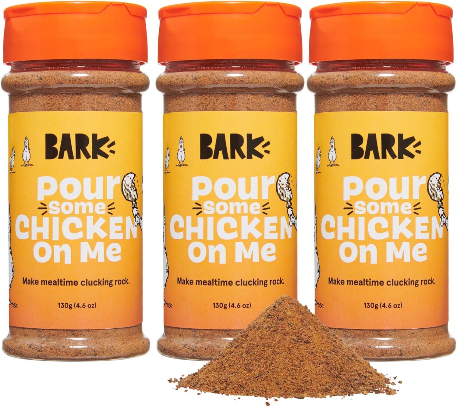 imageBarkbox Beef Dog Treat Topper High Protein Limited Ingredient Mixer Rosemary Extract for Large amp Small Breeds Elevate Dog Food Dining Shake amp Pour for Dog Bowls Pack of 3Pour Some Chicken on Me