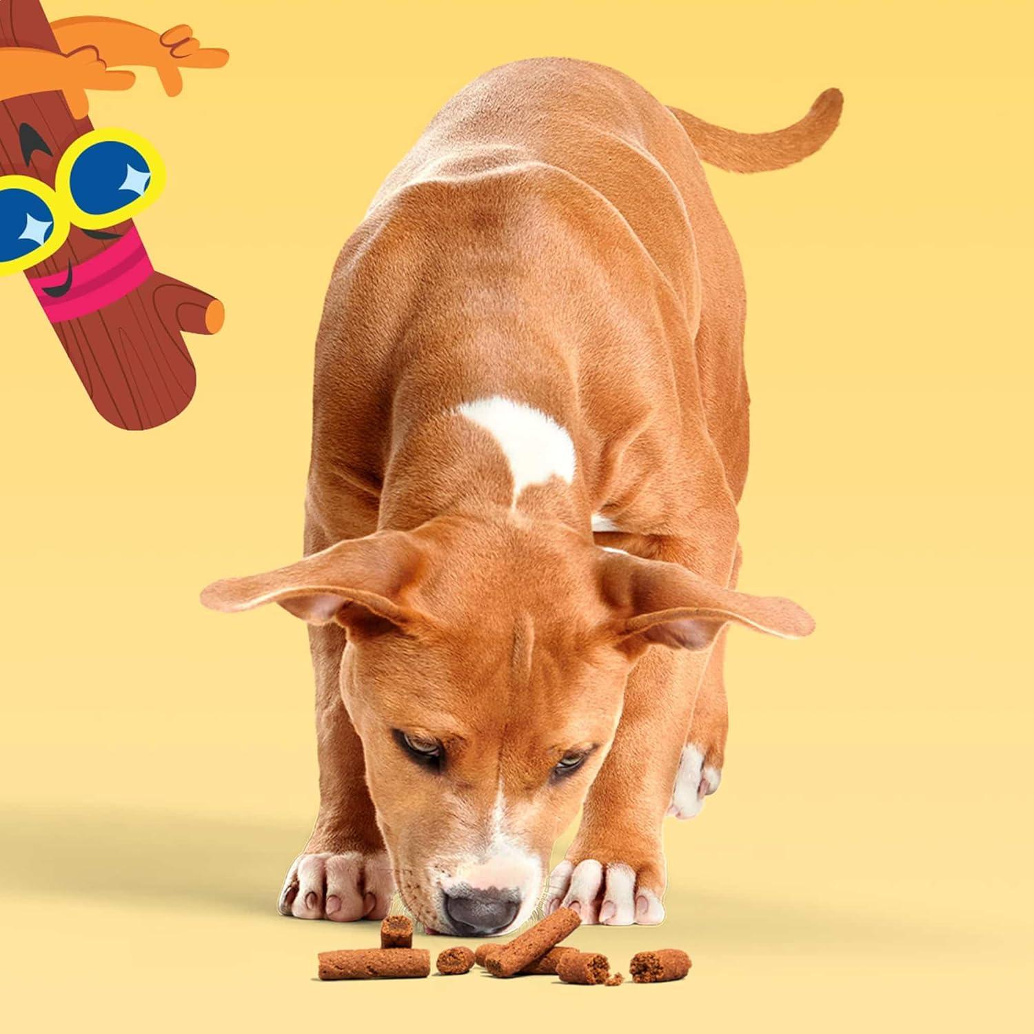 imageBarkbox Beefy Meat Hunks  Savory Beef Recipe with ProteinPacked Goodness No Corn or Soy  24oz BagBeef