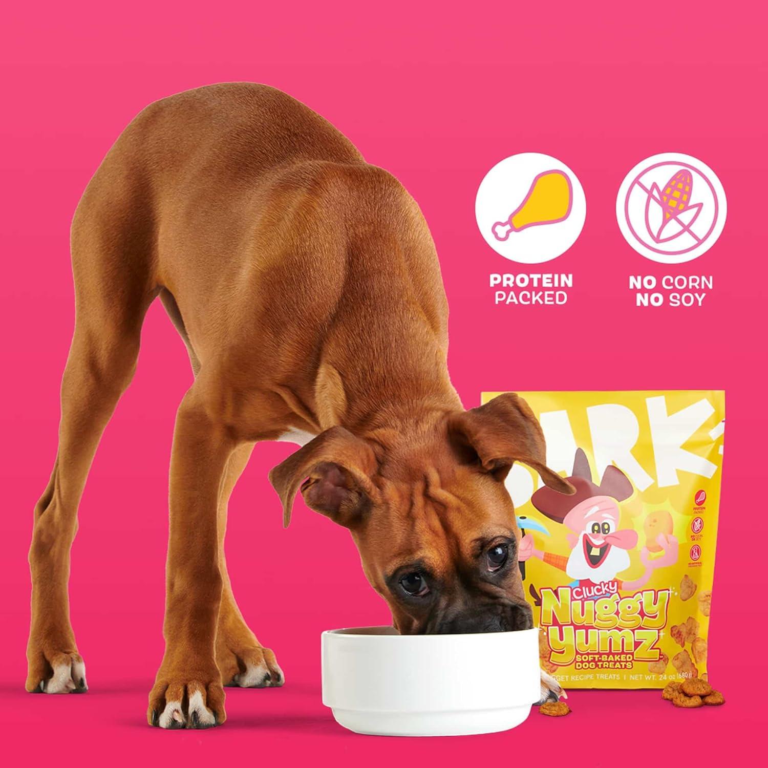 imageBarkbox Beefy Meat Hunks  Savory Beef Recipe with ProteinPacked Goodness No Corn or Soy  24oz BagChicken