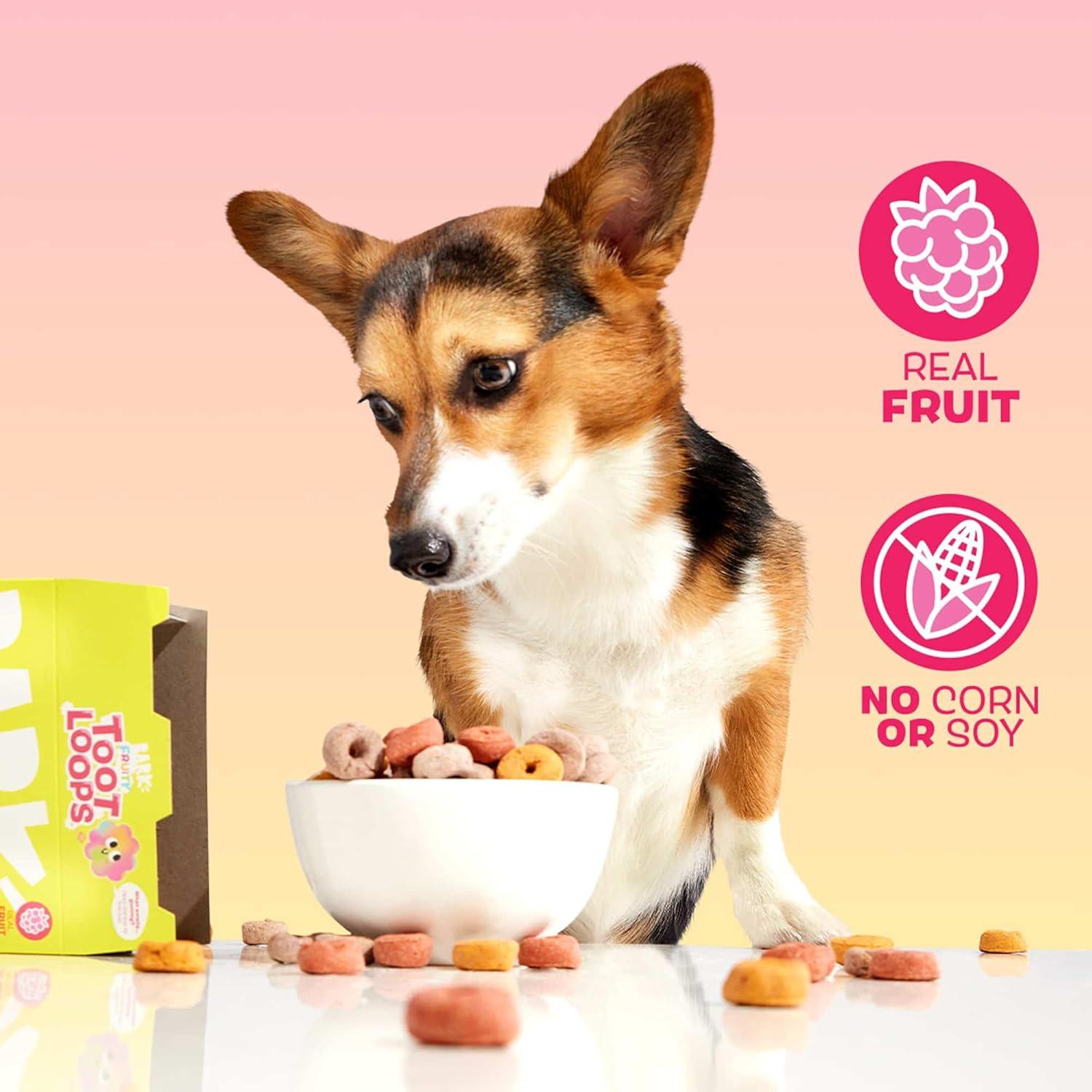 imageBarkbox Beefy Meat Hunks  Savory Beef Recipe with ProteinPacked Goodness No Corn or Soy  24oz BagMixed Berry