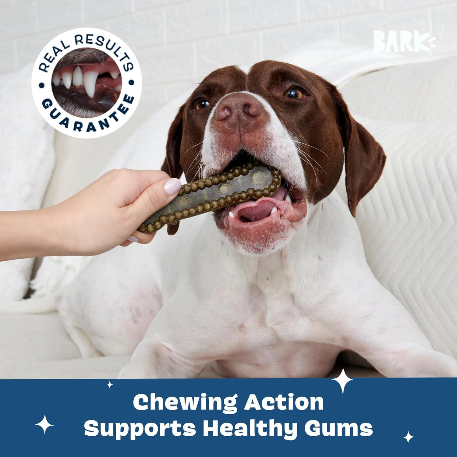 imageBarkbox Bright Durable Dental Chew Sticks for Dogs  15 Chews Made for Tough Chewers Large BreedsMedium Breeds