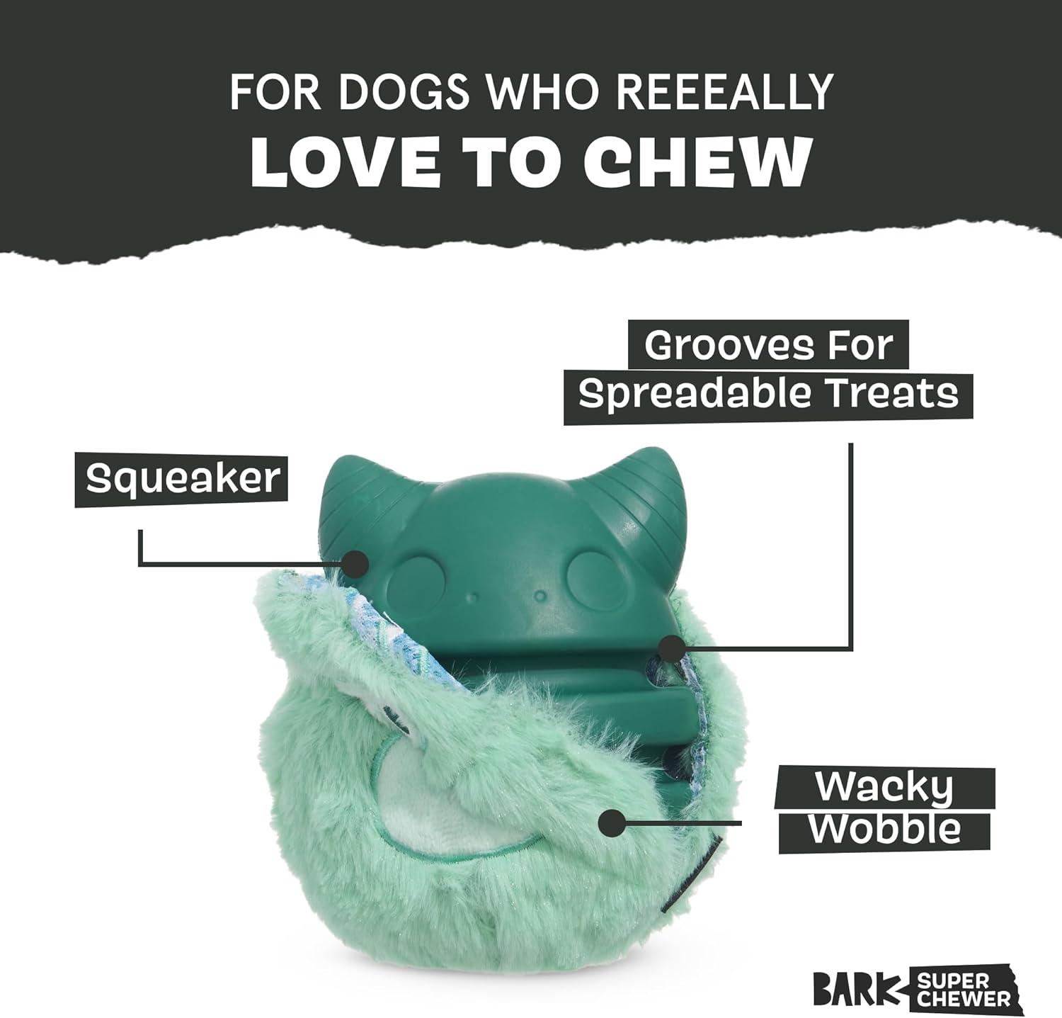 imageBarkbox Buck Wild Super Chewer Dog Toy for Medium to Large Dogs Perfect for Dogs Who Love Gnawing Shredding and Tough Playtime FunAurora Beast