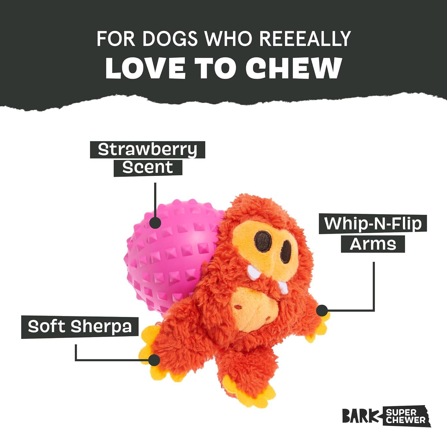 imageBarkbox Buck Wild Super Chewer Dog Toy for Medium to Large Dogs Perfect for Dogs Who Love Gnawing Shredding and Tough Playtime FunBetty Bigfoot