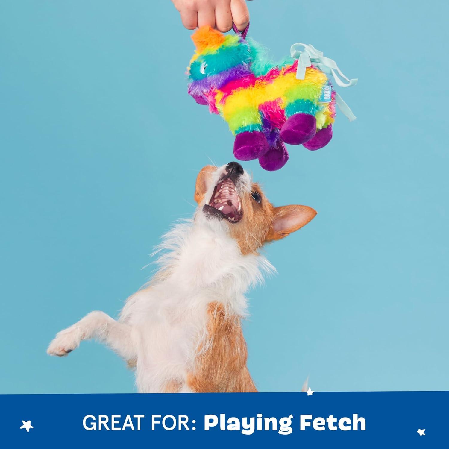 imageBarkbox Bulldog Barkarita Plush Dog Toy Crazy Crinkle and Whip n Flip Features amp Squeakers  Fun Dog ToysPiata