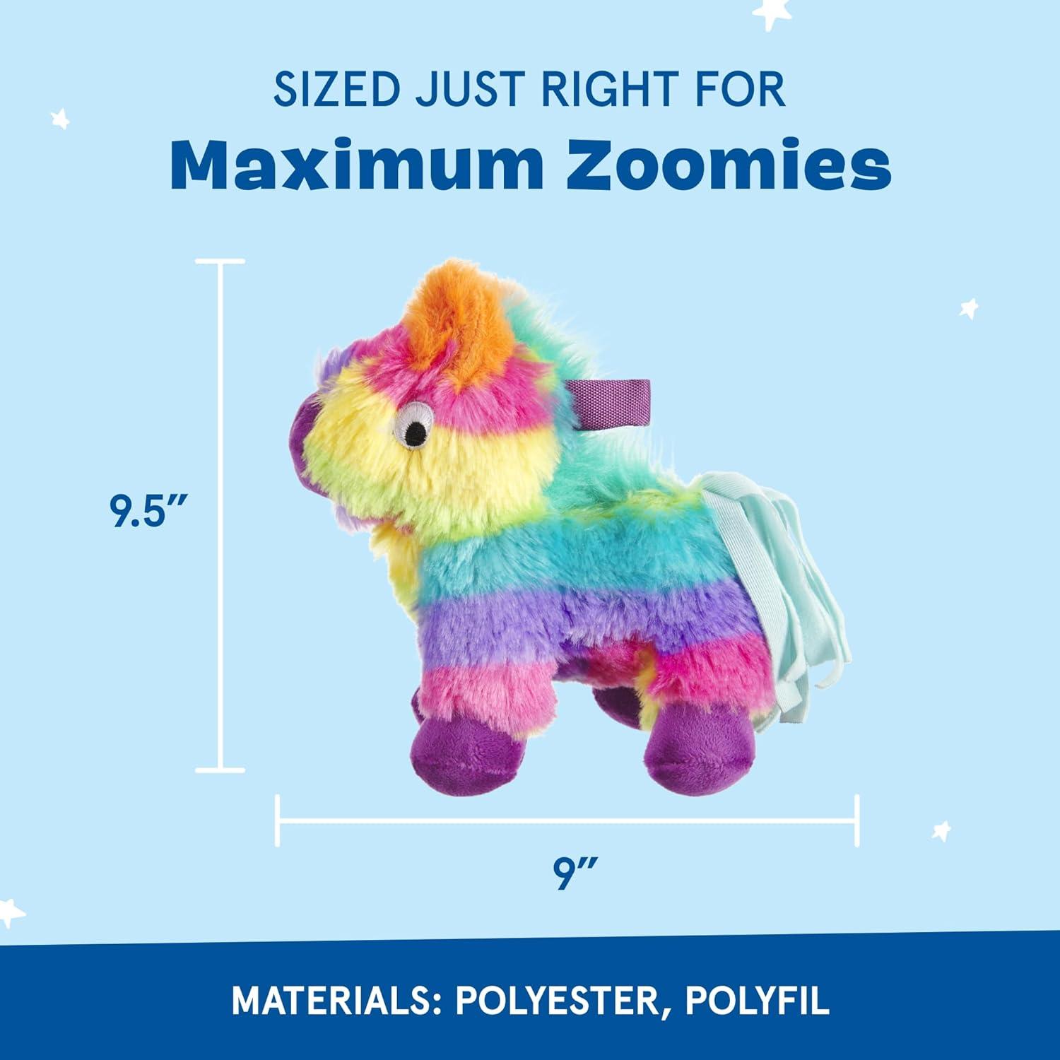 imageBarkbox Bulldog Barkarita Plush Dog Toy Crazy Crinkle and Whip n Flip Features amp Squeakers  Fun Dog ToysPiata