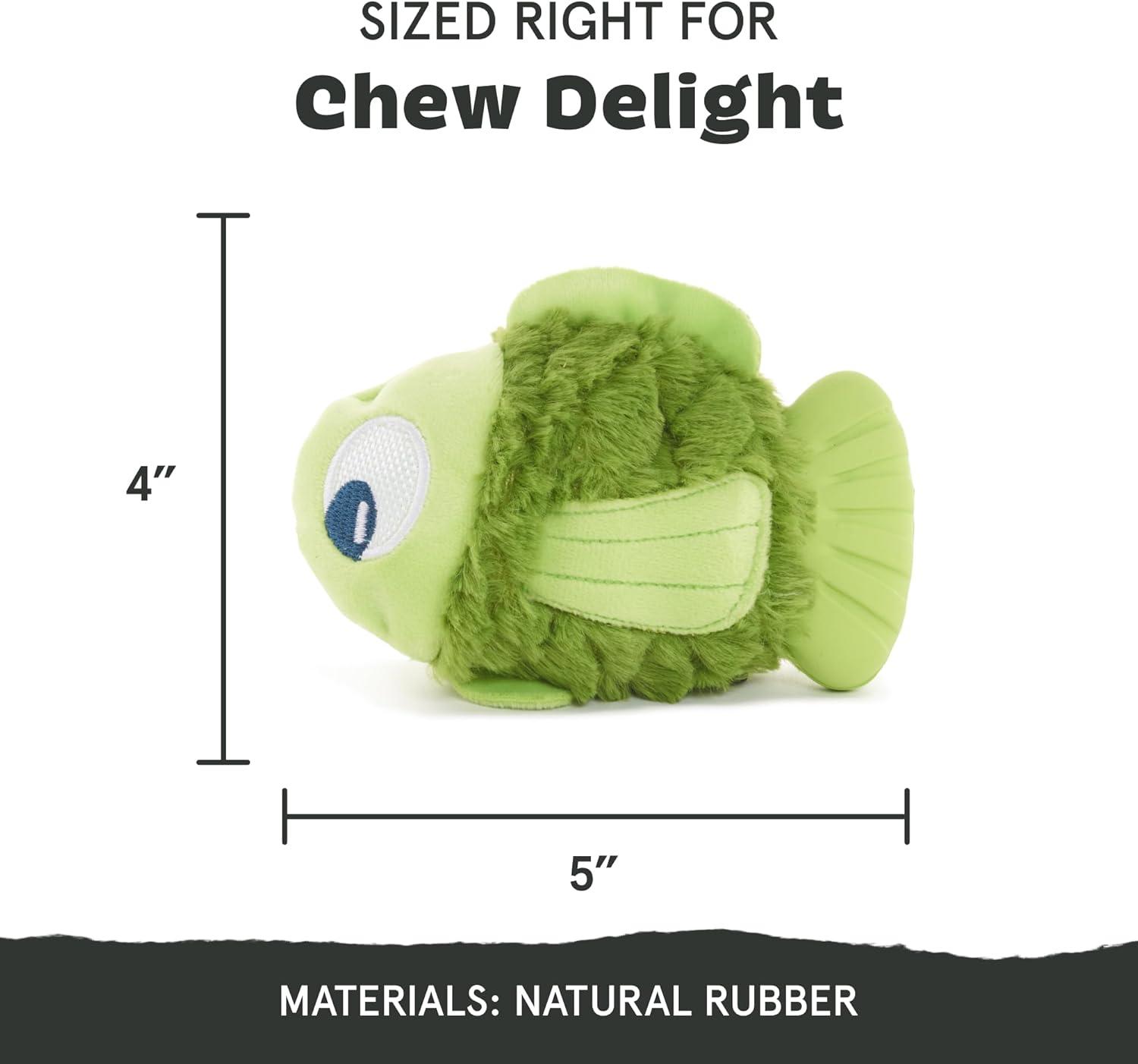 imageBarkbox Clown Fishing Around Plush Toy for Small Dogs  2Part Squeaky Toy with TreatHiding Fun  Perfect for Interactive Play and Mental StimulationBass  Small