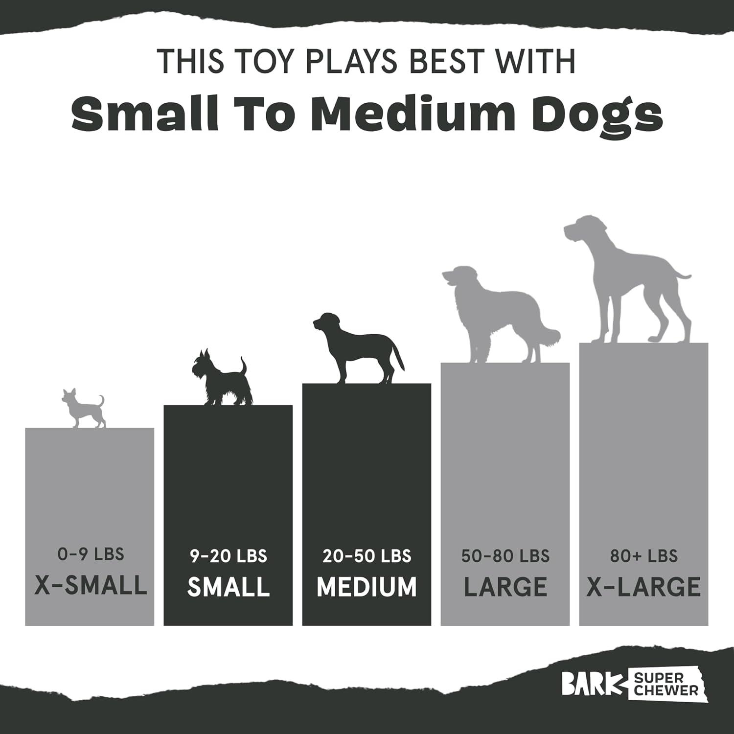 imageBarkbox Coral Teef Dog Toy  Wacky Bounce  Dog Toy for Aggressive ChewersPine Cone