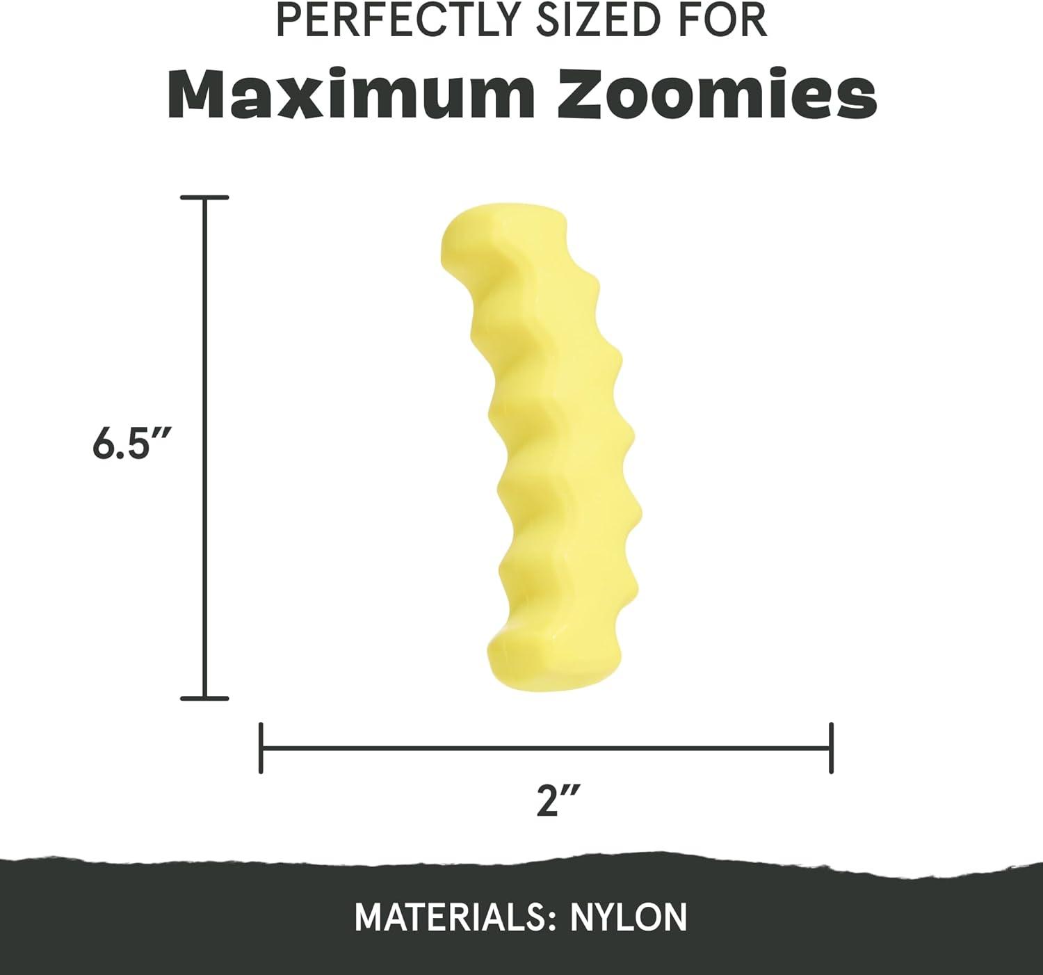 imageBarkbox Crinkle Fry Dog Toy for Large Dogs Super Tough Nylon Construction for Aggressive Chewers and Designed for Durable PlaytimeCrinkle Fry