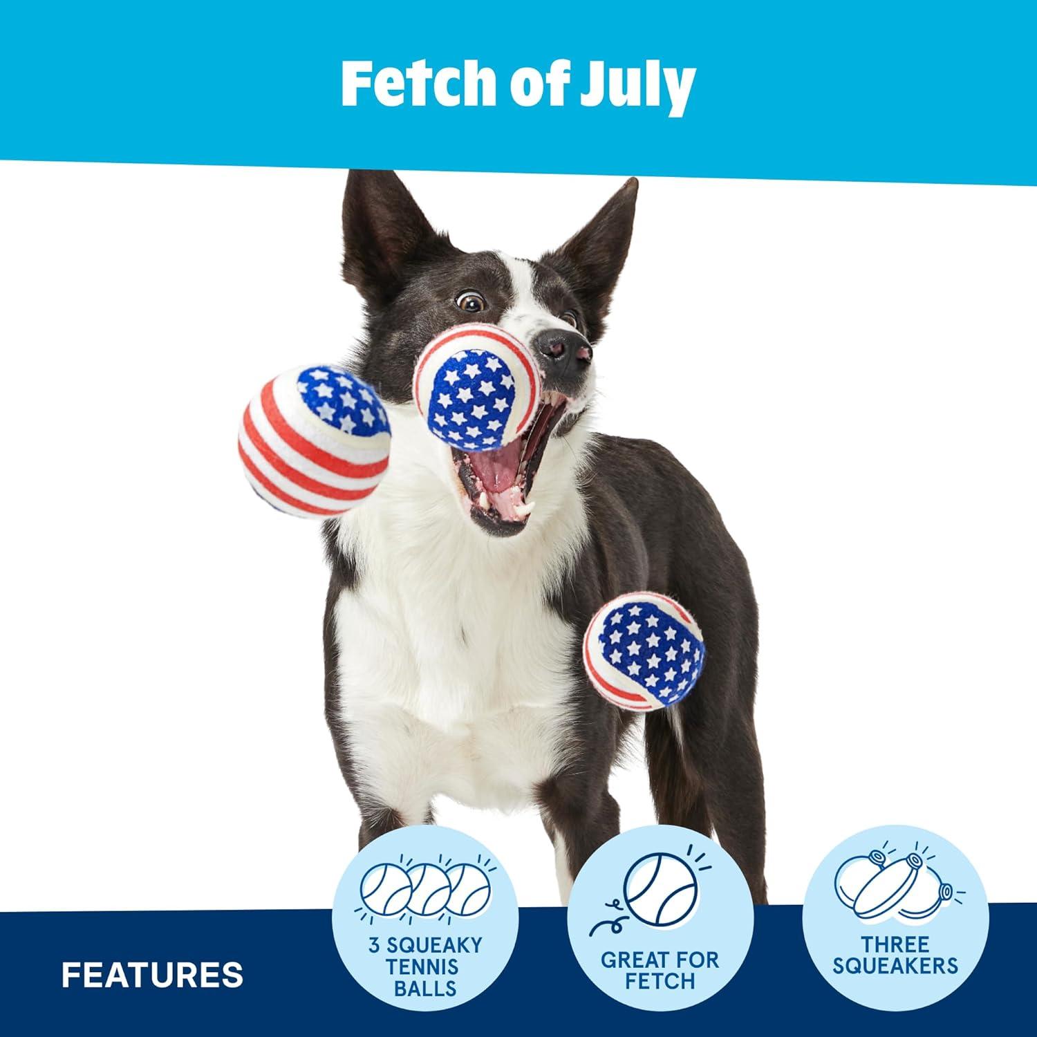 imageBarkbox Dog Toys  Squeaky Clean Bath Bombs Squeaker Ball Interactive Chew Toys  Durable amp Tough Tennis Balls Training Exercise amp Beating Boredom  Stimulating Plush SmallMedium Breed amp PuppiesFetch of July