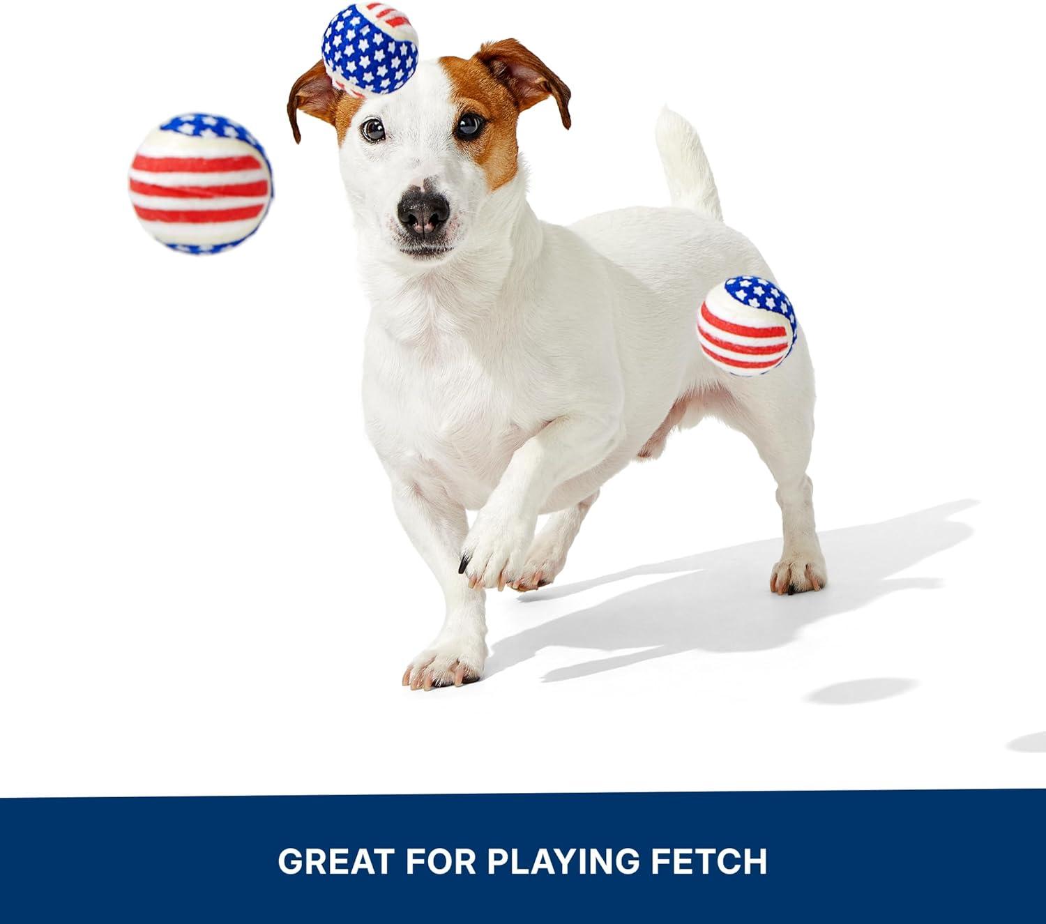 imageBarkbox Dog Toys  Squeaky Clean Bath Bombs Squeaker Ball Interactive Chew Toys  Durable amp Tough Tennis Balls Training Exercise amp Beating Boredom  Stimulating Plush SmallMedium Breed amp PuppiesFetch of July