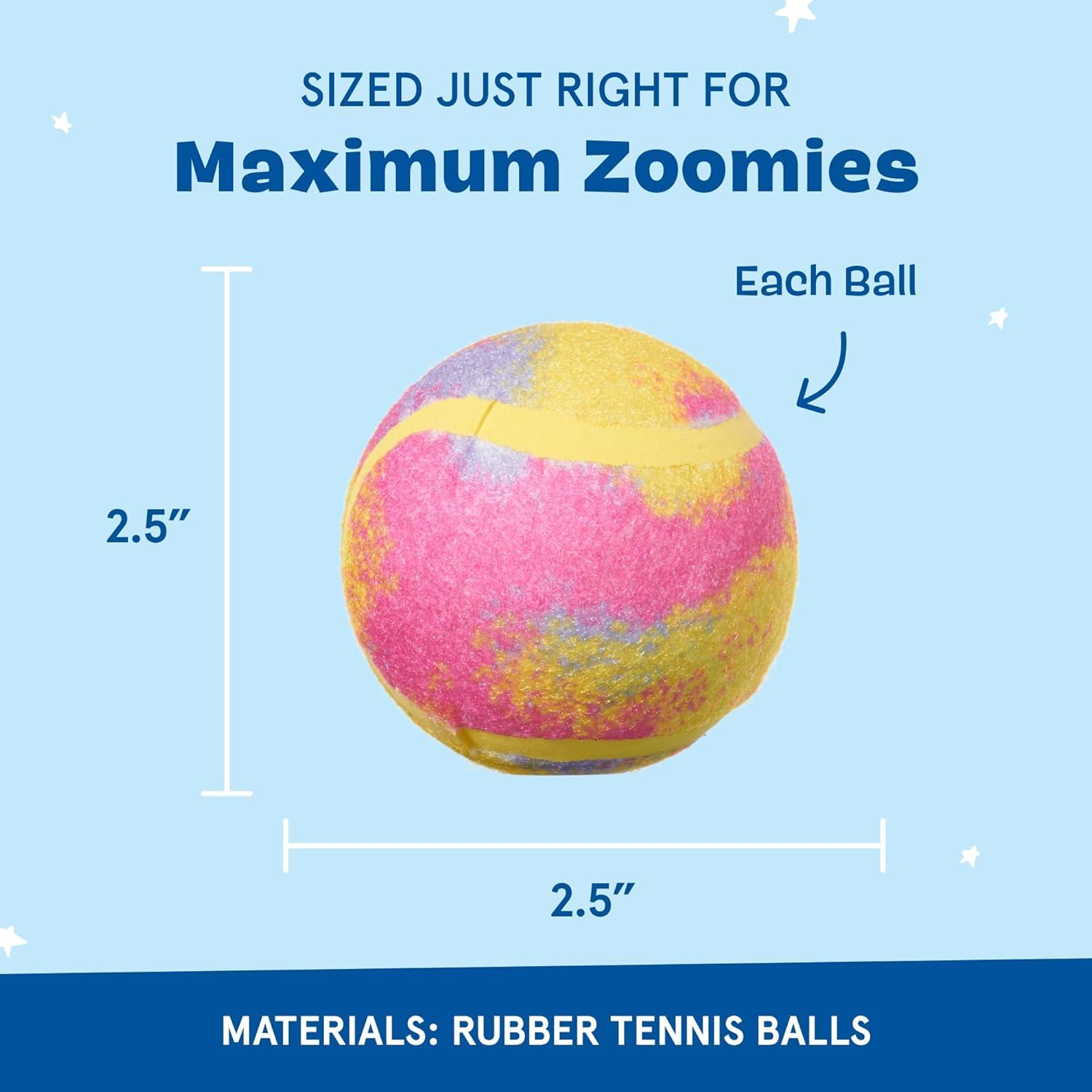 imageBarkbox Dog Toys  Squeaky Clean Bath Bombs Squeaker Ball Interactive Chew Toys  Durable amp Tough Tennis Balls Training Exercise amp Beating Boredom  Stimulating Plush SmallMedium Breed amp PuppiesSqueaky Clean