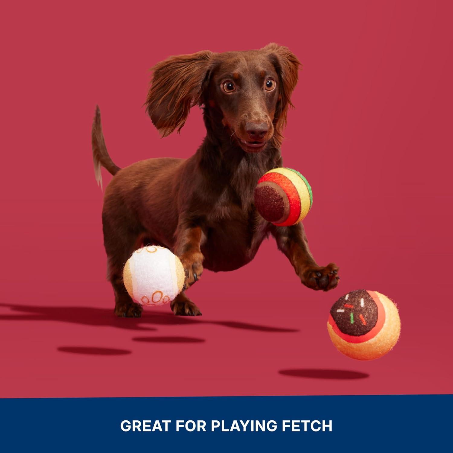 imageBarkbox Dog Toys  Squeaky Clean Bath Bombs Squeaker Ball Interactive Chew Toys  Durable amp Tough Tennis Balls Training Exercise amp Beating Boredom  Stimulating Plush SmallMedium Breed amp PuppiesBallscoti