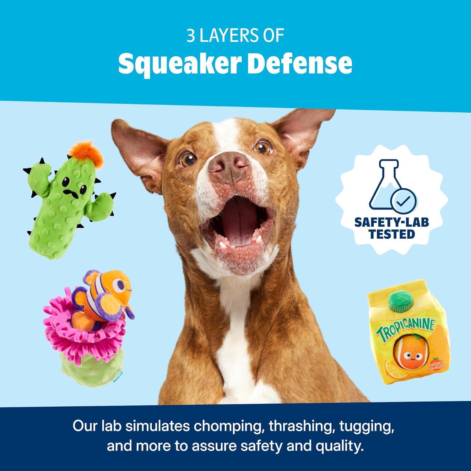 imageBarkbox Dog Toys  Squeaky Clean Bath Bombs Squeaker Ball Interactive Chew Toys  Durable amp Tough Tennis Balls Training Exercise amp Beating Boredom  Stimulating Plush SmallMedium Breed amp PuppiesPlay Hatch