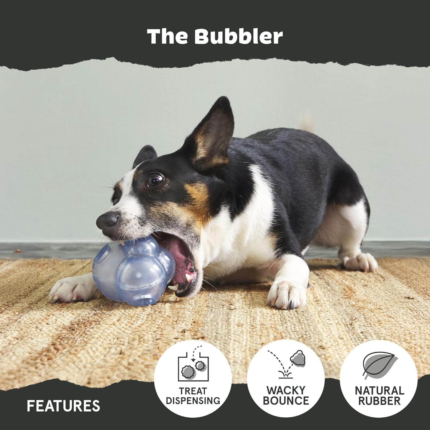 imageBarkbox Poopsicle Dog Toy for Medium Dogs  Perfect for Fetch and Hiding Treats Offering a Rewarding Challenge for Dogs and PuppiesBubbler