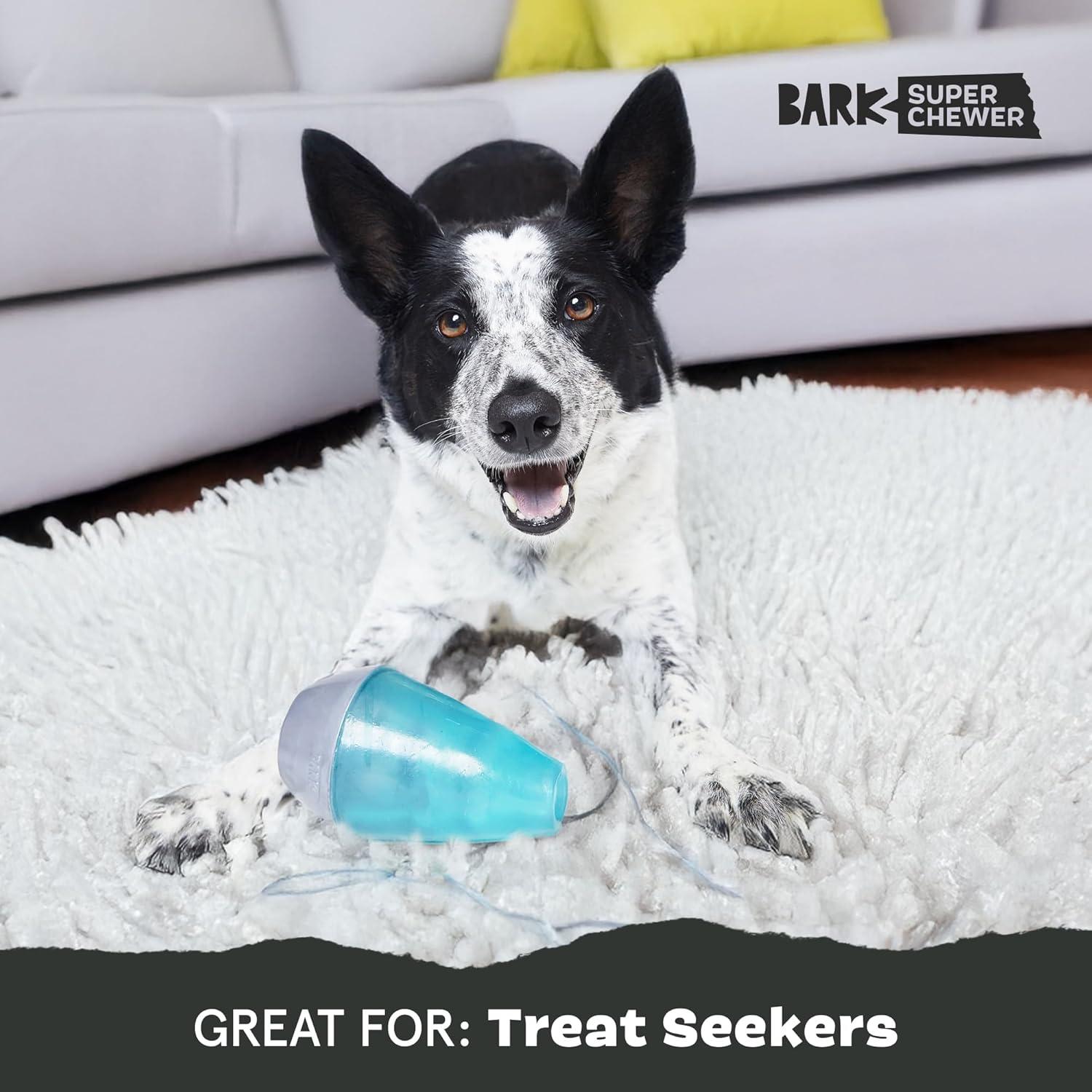 imageBarkbox Poopsicle Dog Toy for Medium Dogs  Perfect for Fetch and Hiding Treats Offering a Rewarding Challenge for Dogs and PuppiesLava Champ