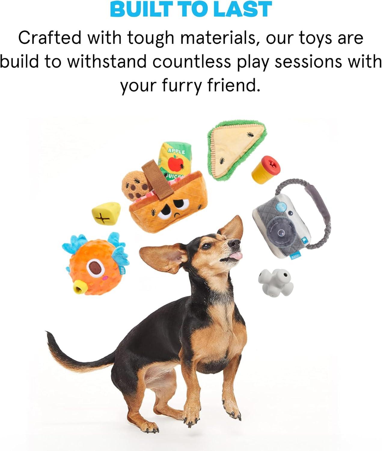 imageBarkbox Poopsicle Dog Toy for Medium Dogs  Perfect for Fetch and Hiding Treats Offering a Rewarding Challenge for Dogs and PuppiesPoopsicle