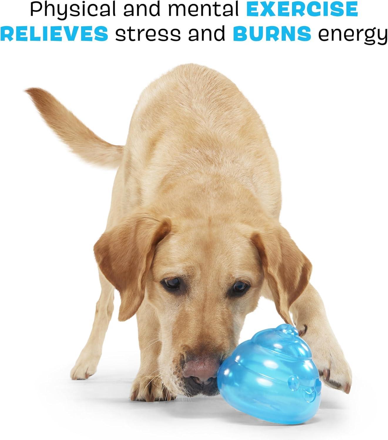 imageBarkbox Poopsicle Dog Toy for Medium Dogs  Perfect for Fetch and Hiding Treats Offering a Rewarding Challenge for Dogs and PuppiesPoopsicle