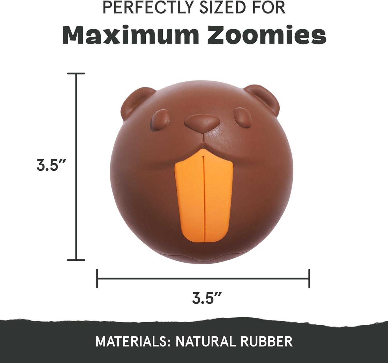 imageBarkbox Sea Foam Reef Ball Treat Dispensing Toy for Large Dogs Perfect for FunFilled Stimulation and Interactive PlaytimeRicochet The Nutria