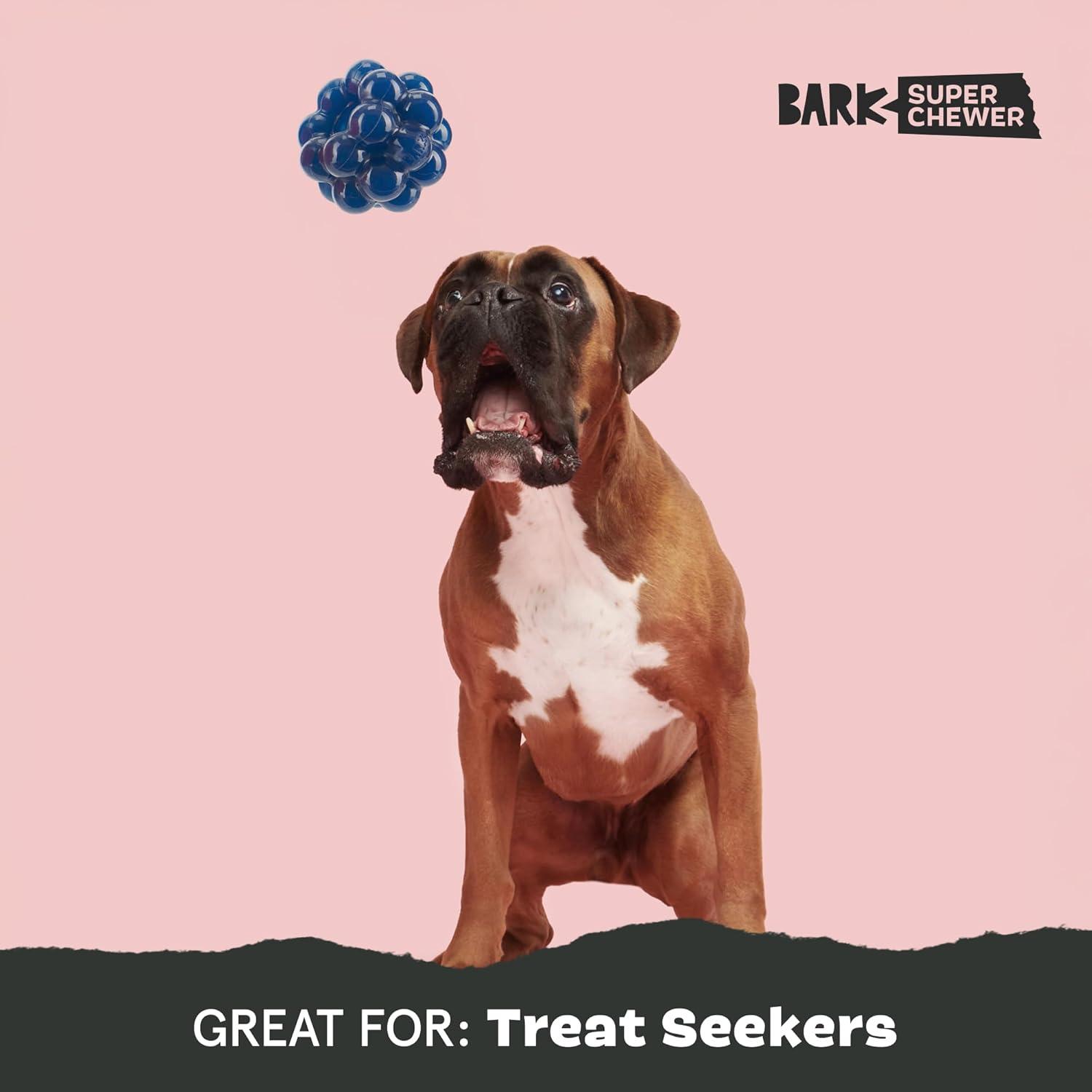 imageBarkbox Sea Foam Reef Ball Treat Dispensing Toy for Large Dogs Perfect for FunFilled Stimulation and Interactive PlaytimeRuffberry Blast