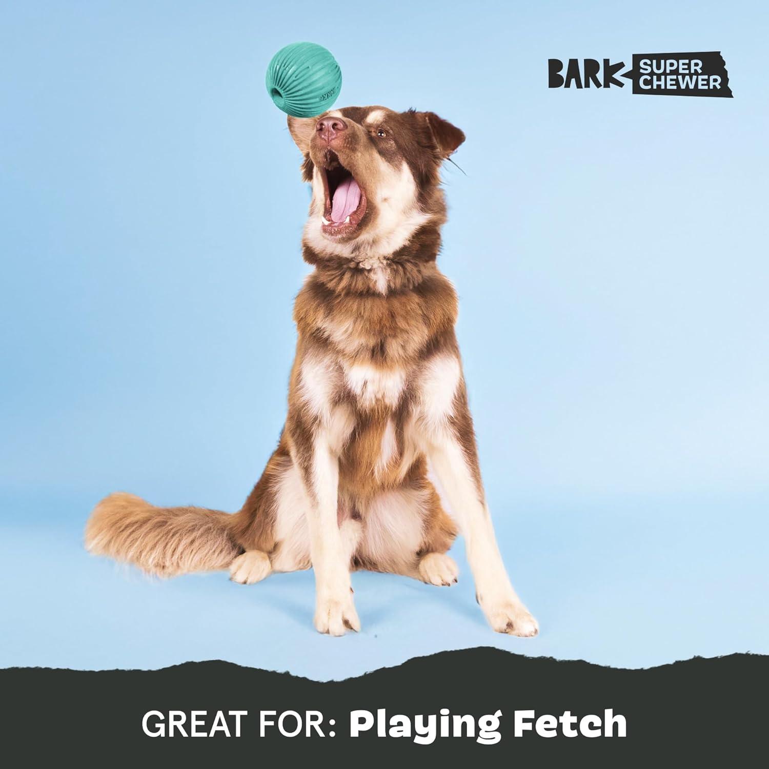 imageBarkbox Sea Foam Reef Ball Treat Dispensing Toy for Large Dogs Perfect for FunFilled Stimulation and Interactive PlaytimeSea Foam Reef Ball