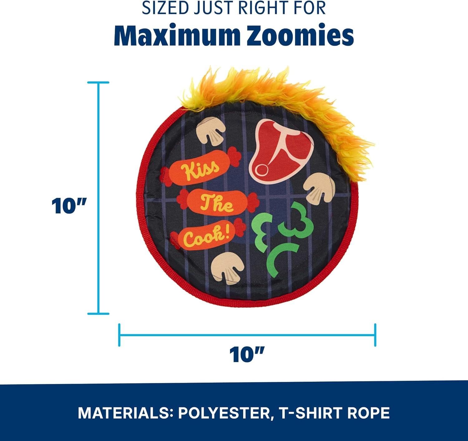 imageBarkbox Signore Pizza Face Dog Toy  FluffFree Crinkle Pizza Toy with TShirt Rope  Durable Dog Toys Dogs amp Puppy EssentialsBarkBQ