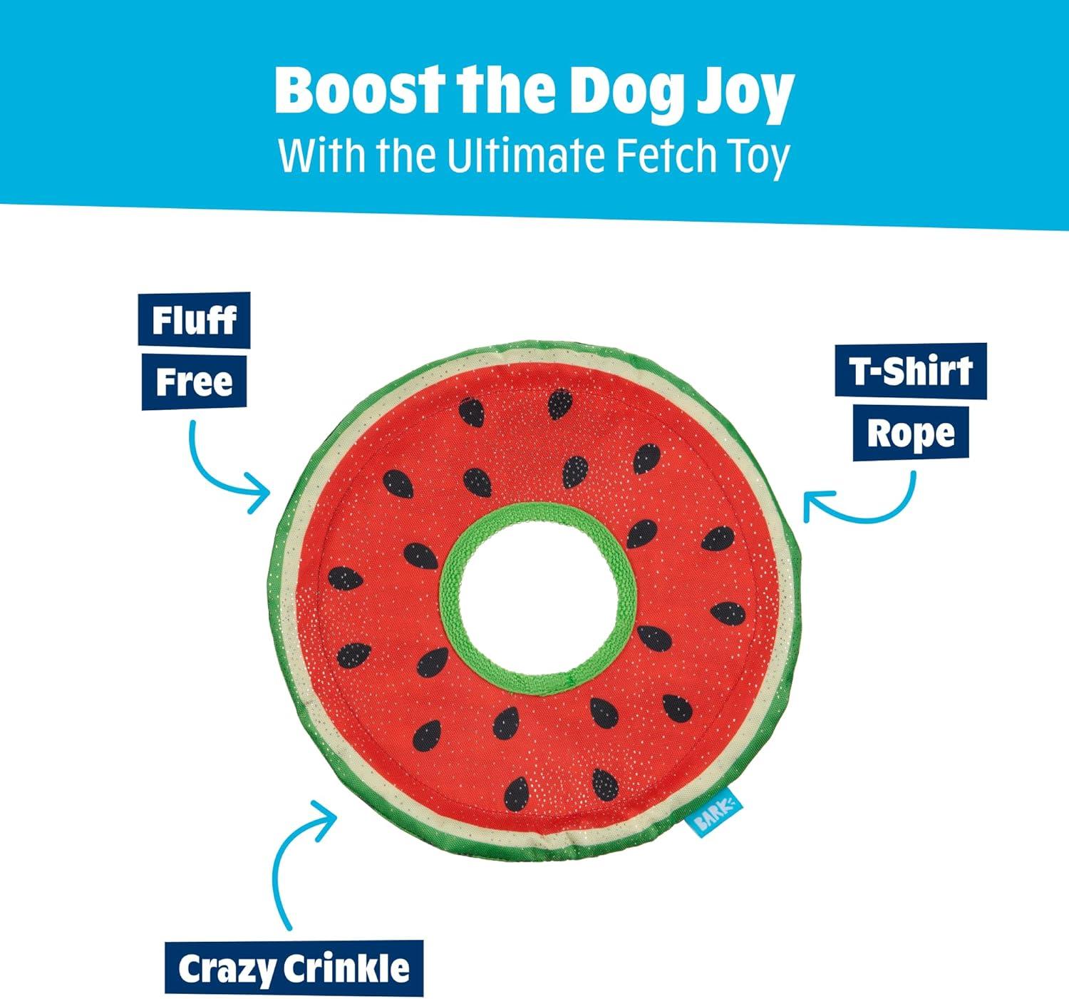 imageBarkbox Signore Pizza Face Dog Toy  FluffFree Crinkle Pizza Toy with TShirt Rope  Durable Dog Toys Dogs amp Puppy EssentialsSlobbermelon Fetch