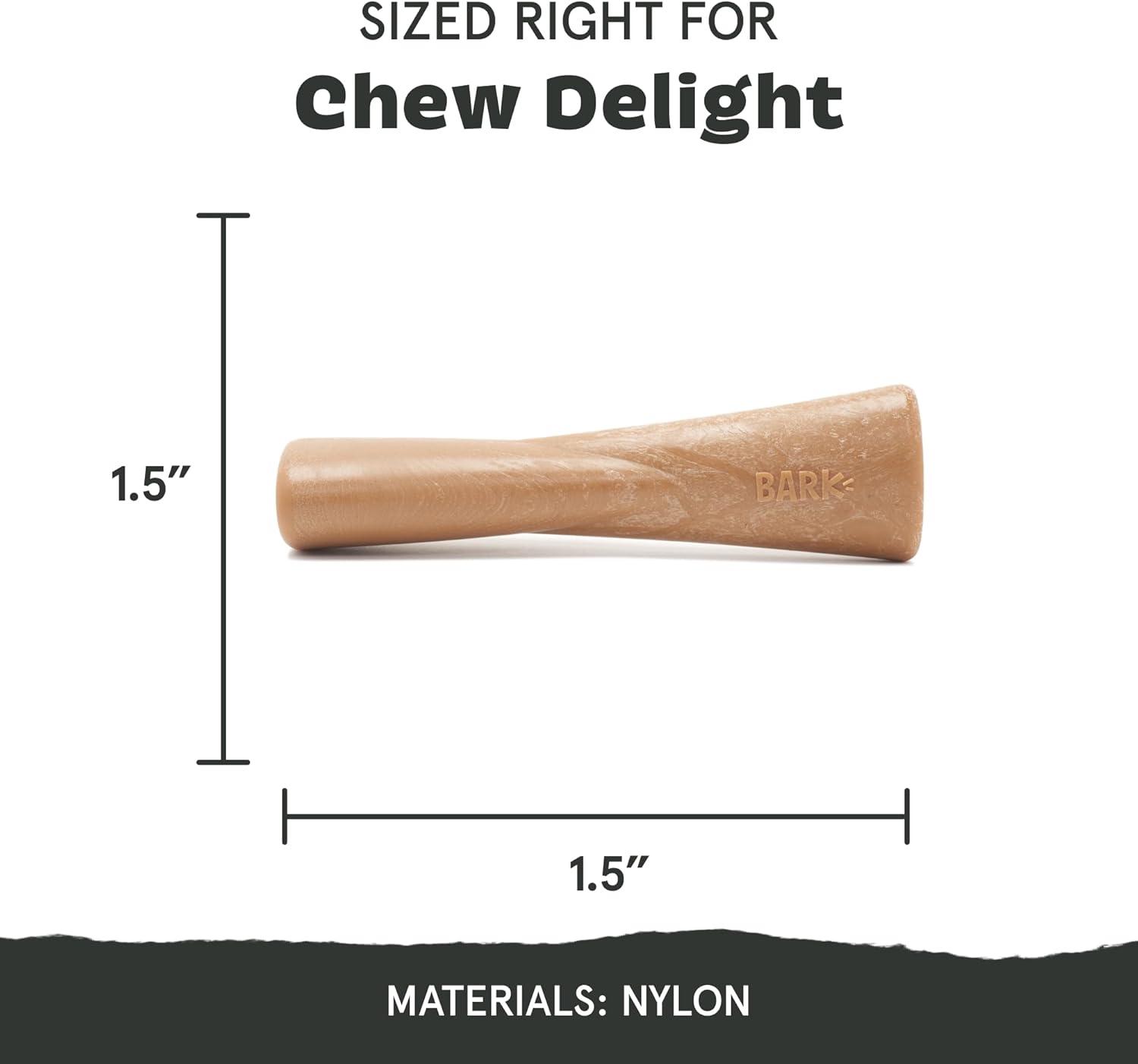 imageBarkbox Super Chewer Tough Dog Chew Toys for Aggressive Chewers Dental Stimulating T Bone  LargeMighty Bone PB  Small