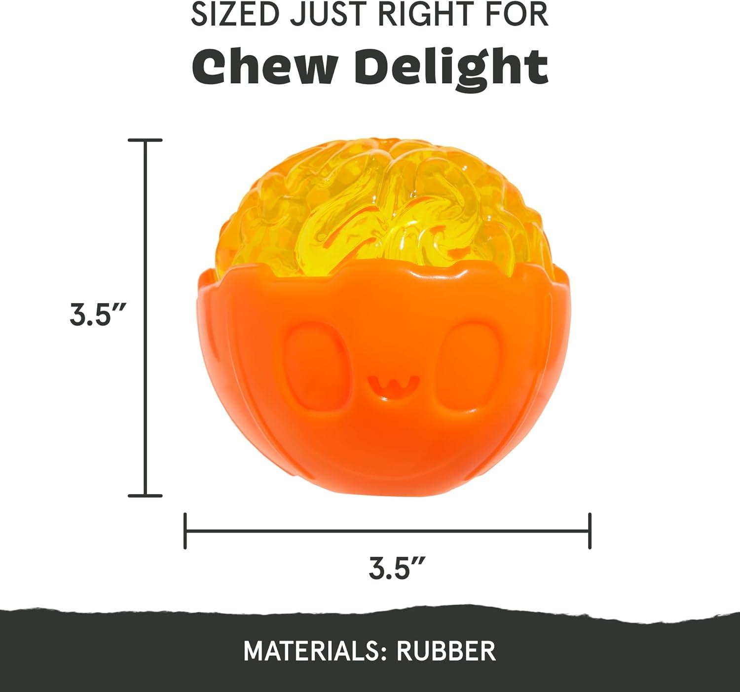 imageBarkbox Super Chewer Tough Dog Chew Toys for Aggressive Chewers Dental Stimulating T Bone  LargePumpkin Prodigy