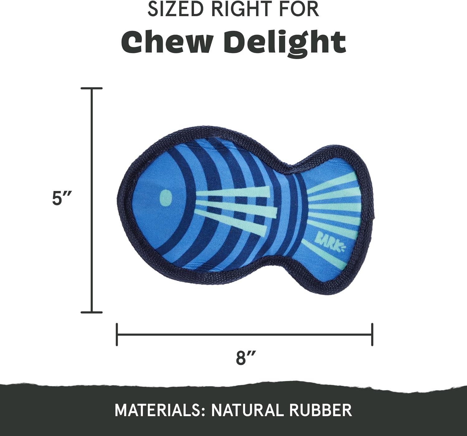 imageBarkbox Super Chewer Tough Dog Chew Toys for Aggressive Chewers Plush 2 Toys in 1 Parrot  LargeRad Herring  Medium