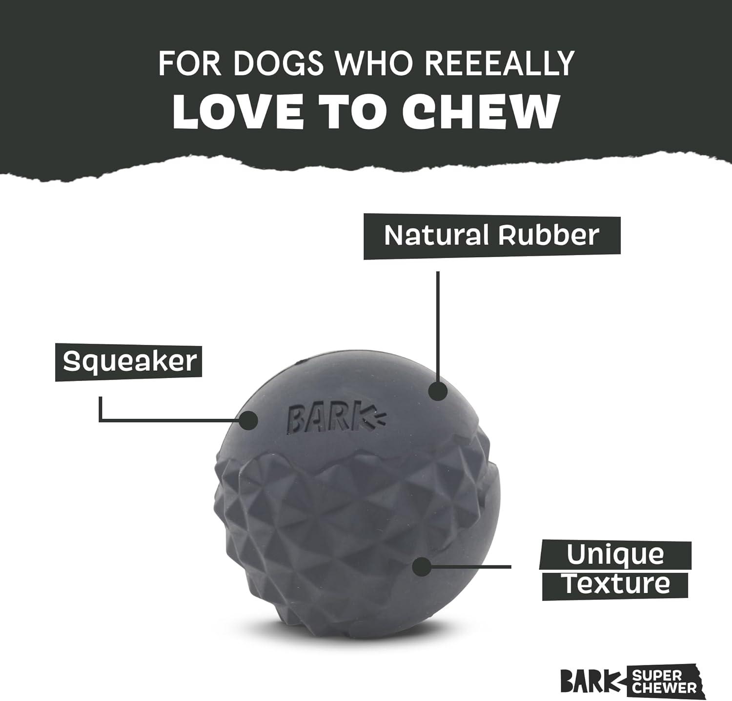 imageBarkbox Super Chewer Tough Dog Chew Toys for Aggressive Chewers Treat Dispensing CometSmallComet  Small