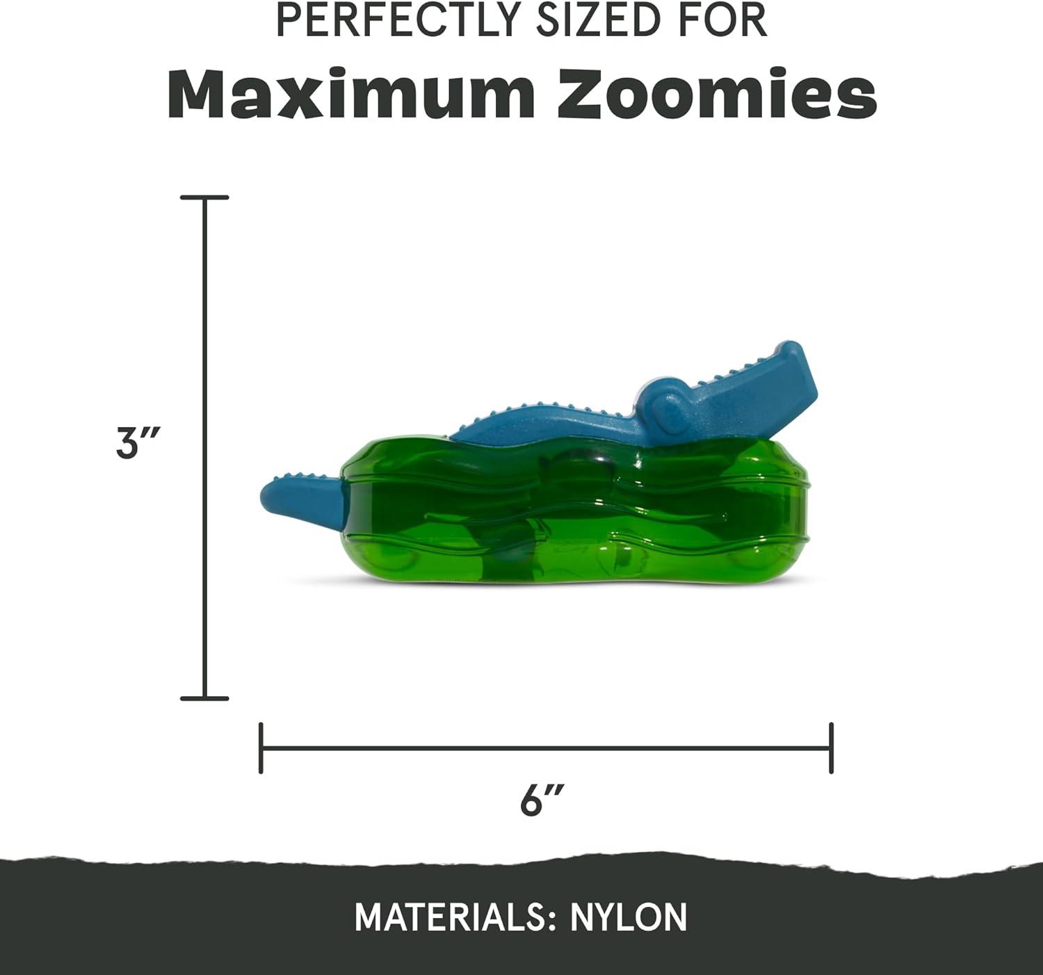 imageBarkbox Super Chewer Tough Dog Chew Toys for Aggressive Chewers Treat Dispensing CometSmallCrocness Monster