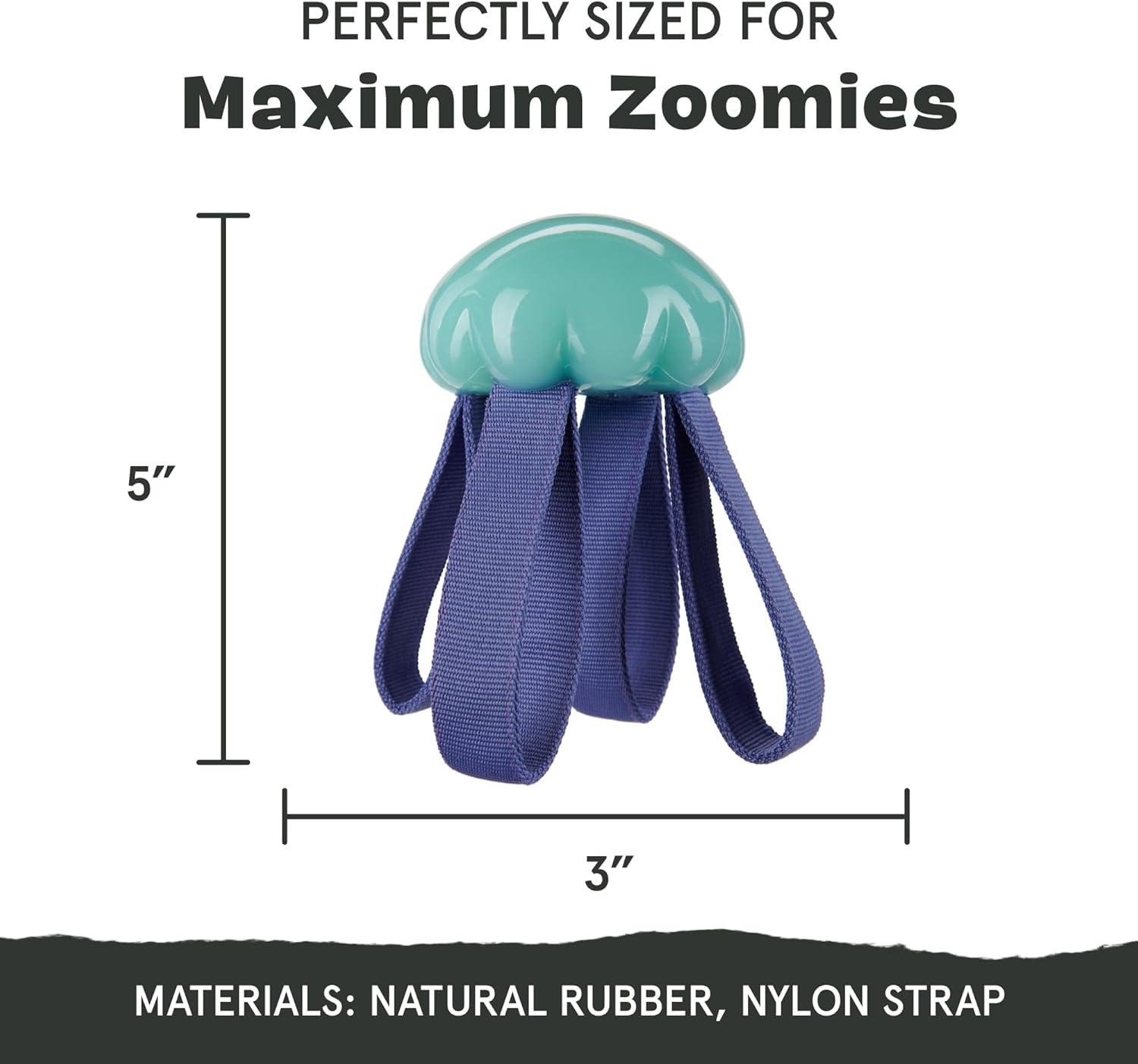 imageBarkbox Super Chewer Tough Dog Chew Toys for Aggressive Chewers Treat Dispensing CometSmallJelly FetchMedium