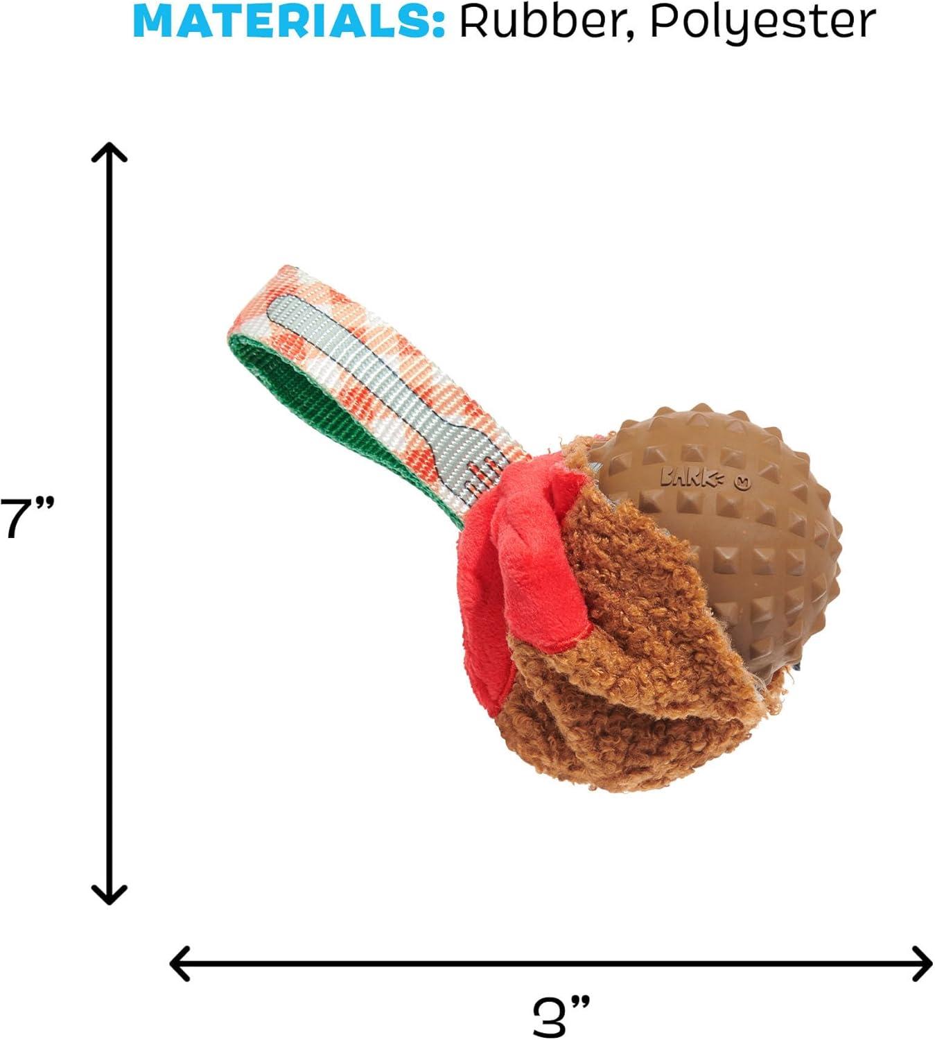 imageBarkbox Super Chewer Tough Dog Chew Toys for Aggressive Chewers Treat Dispensing CometSmallMeatball  Large