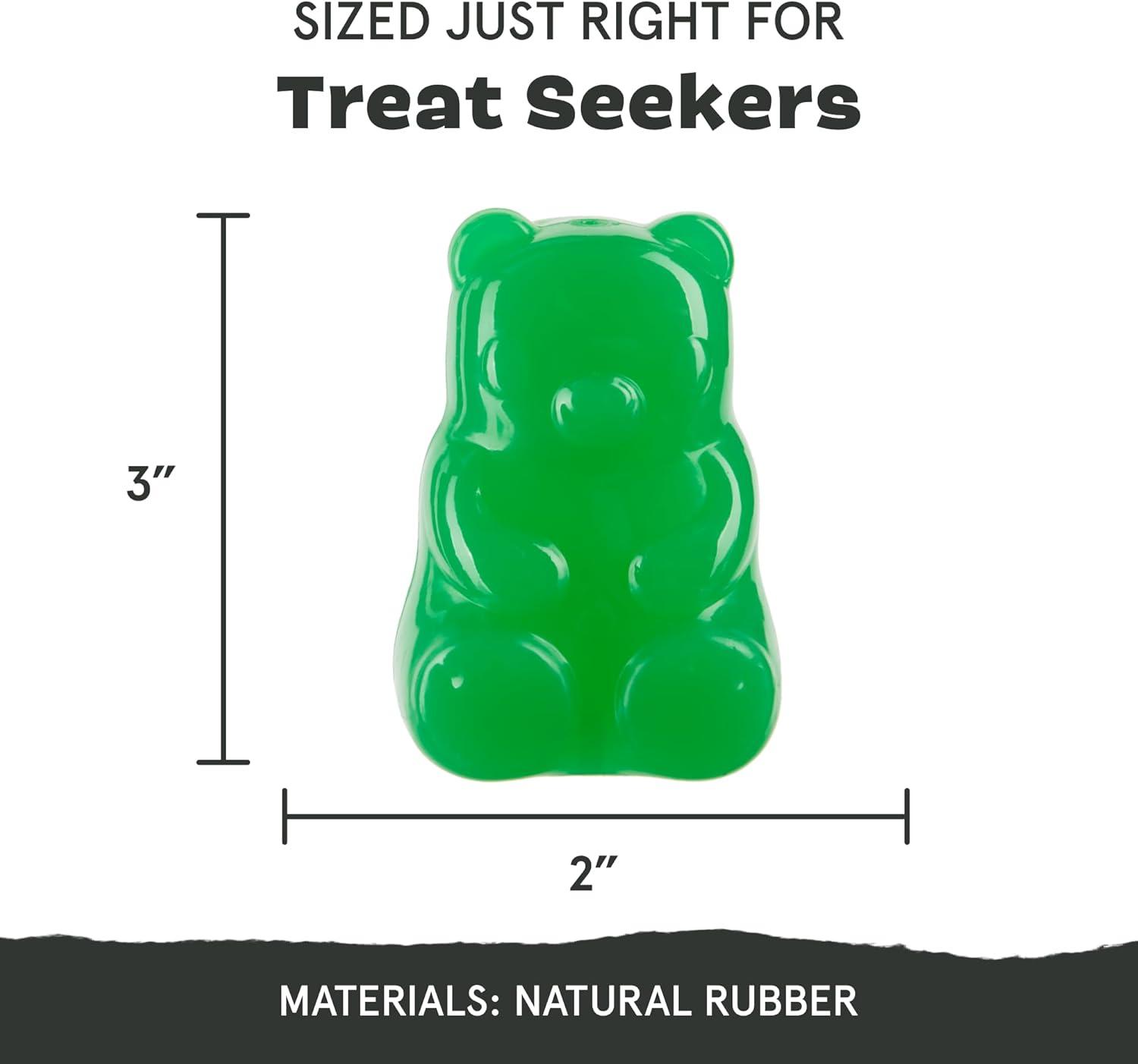 imageBarkbox Super Chewer Tough Dog Chew Toys for Aggressive Chewers Treat Dispensing CometSmallMunchie Bear  Small