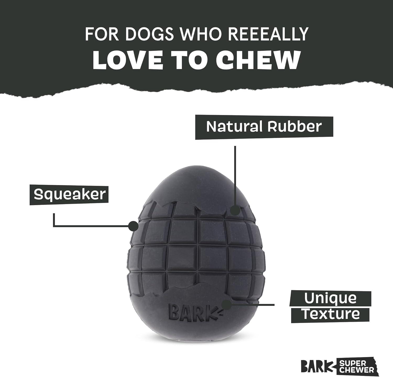 imageBarkbox Super Chewer Tough Dog Chew Toys for Aggressive Chewers Treat Dispensing CometSmallOrigin  Large