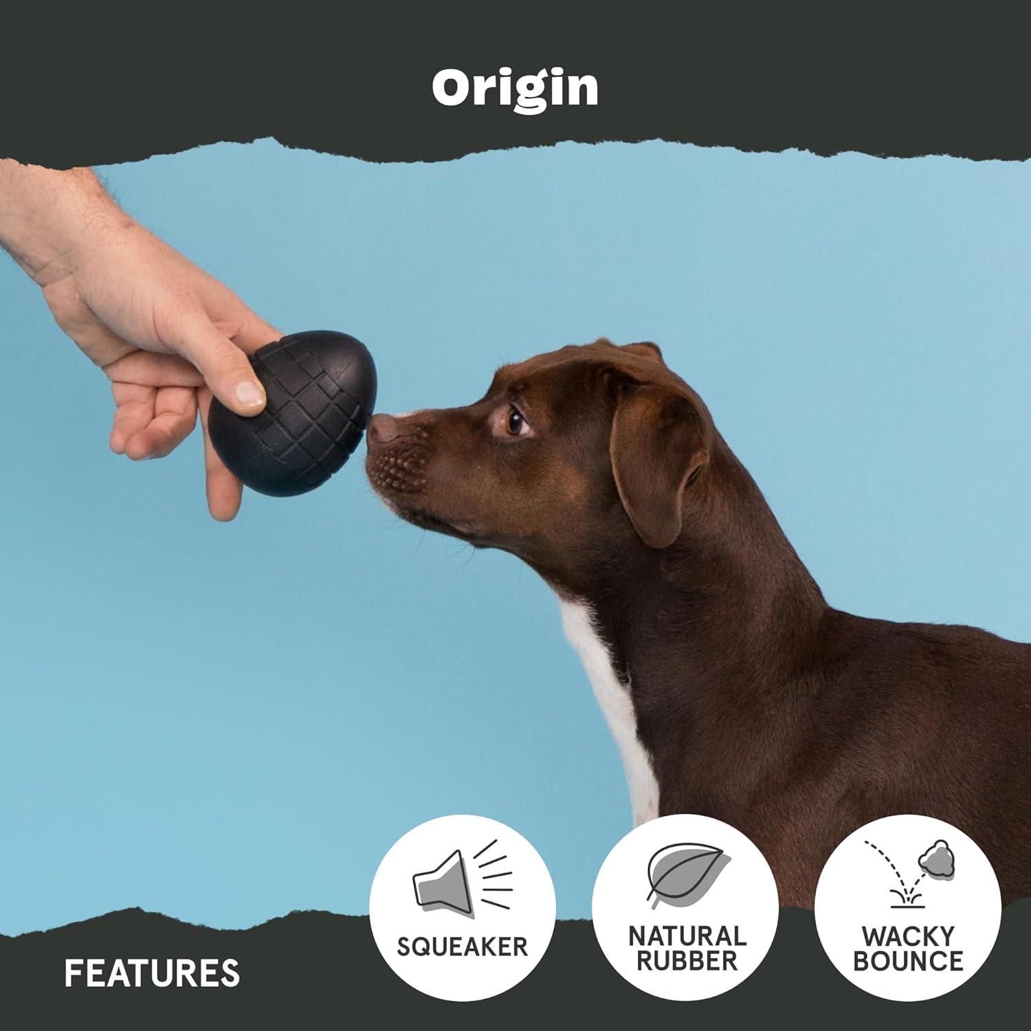 imageBarkbox Super Chewer Tough Dog Chew Toys for Aggressive Chewers Treat Dispensing CometSmallOrigin  Large