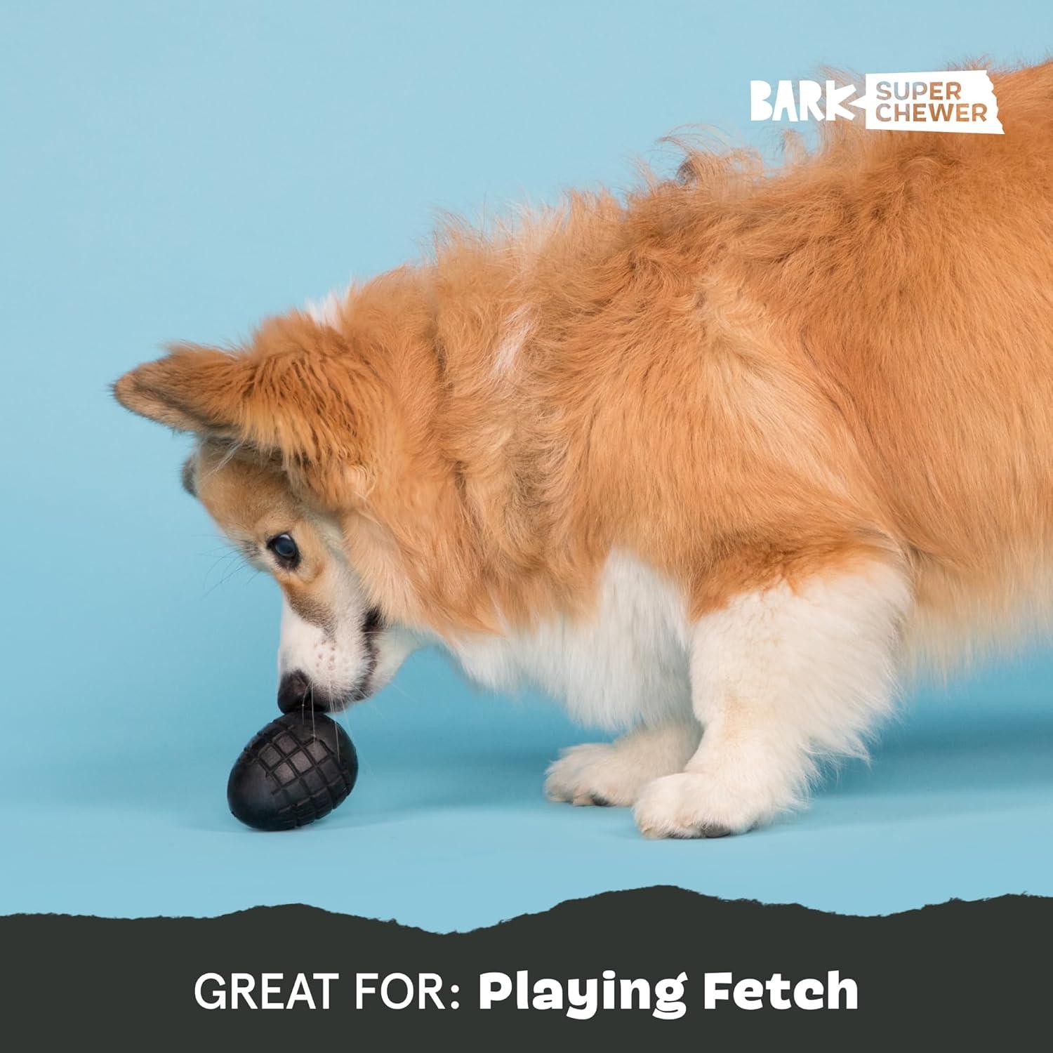 imageBarkbox Super Chewer Tough Dog Chew Toys for Aggressive Chewers Treat Dispensing CometSmallOrigin  Small