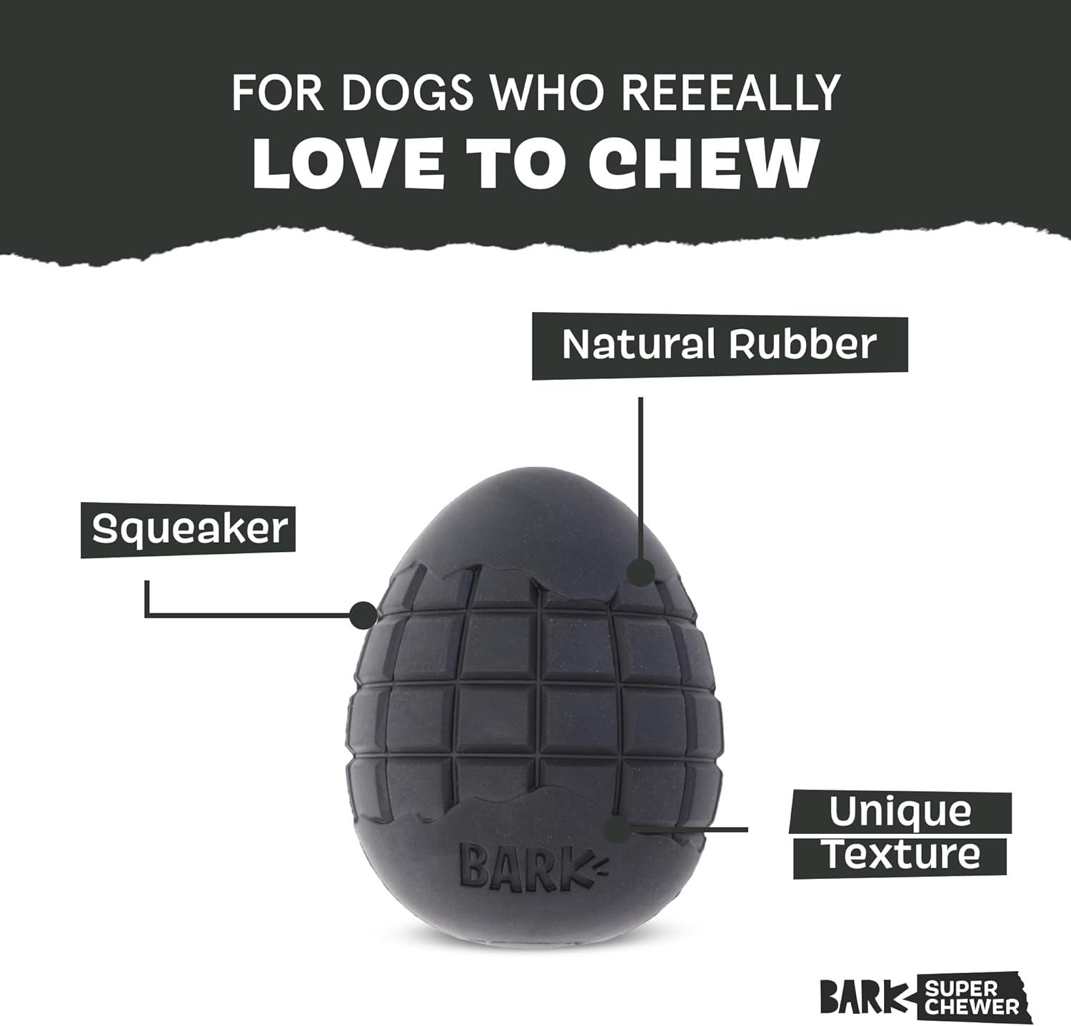 imageBarkbox Super Chewer Tough Dog Chew Toys for Aggressive Chewers Treat Dispensing CometSmallOrigin  Small